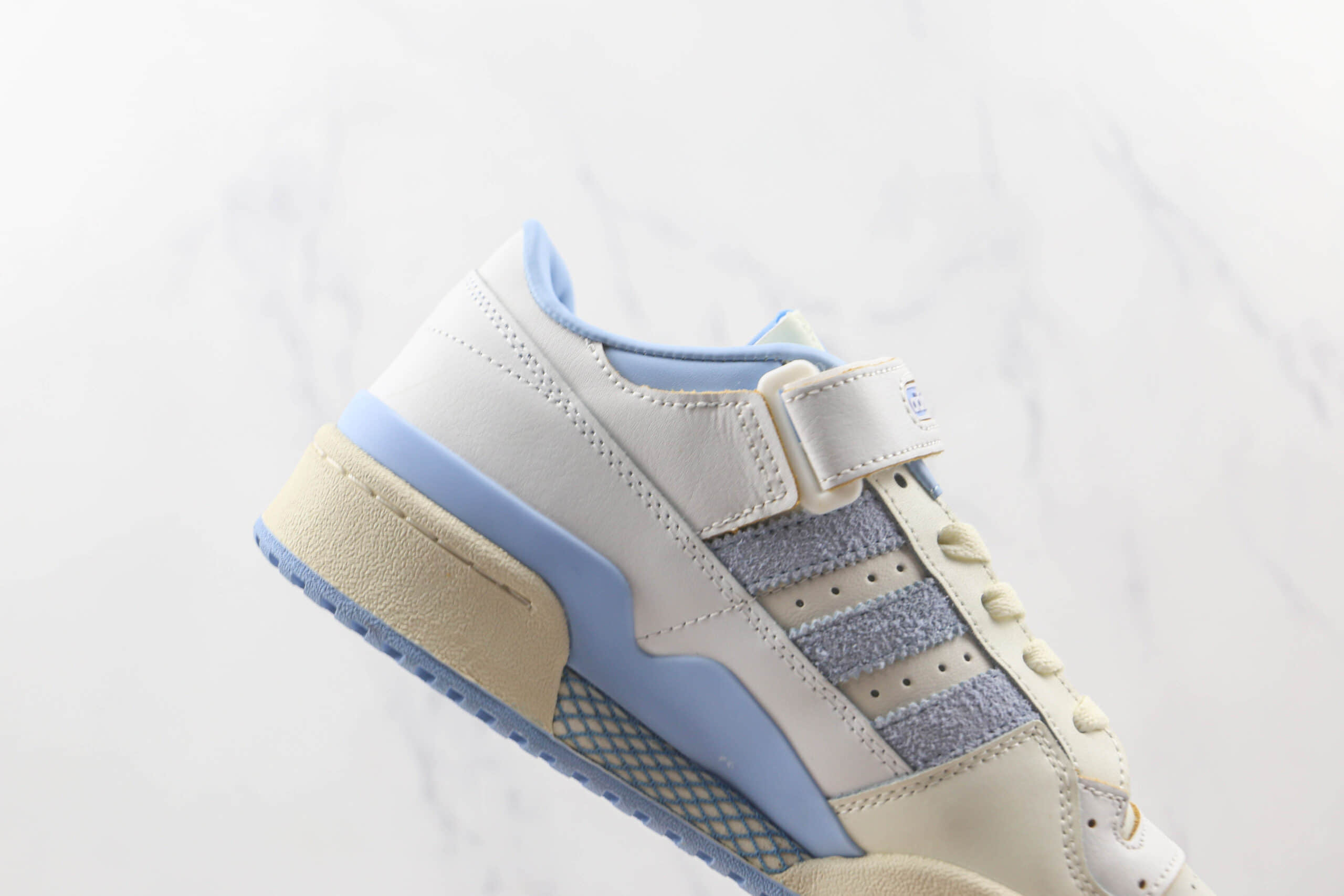 阿迪达斯Adidas originals Forum 84 low纯原版本魔术贴白蓝Forum84板鞋原楦头纸板打造 货号:GZ1893