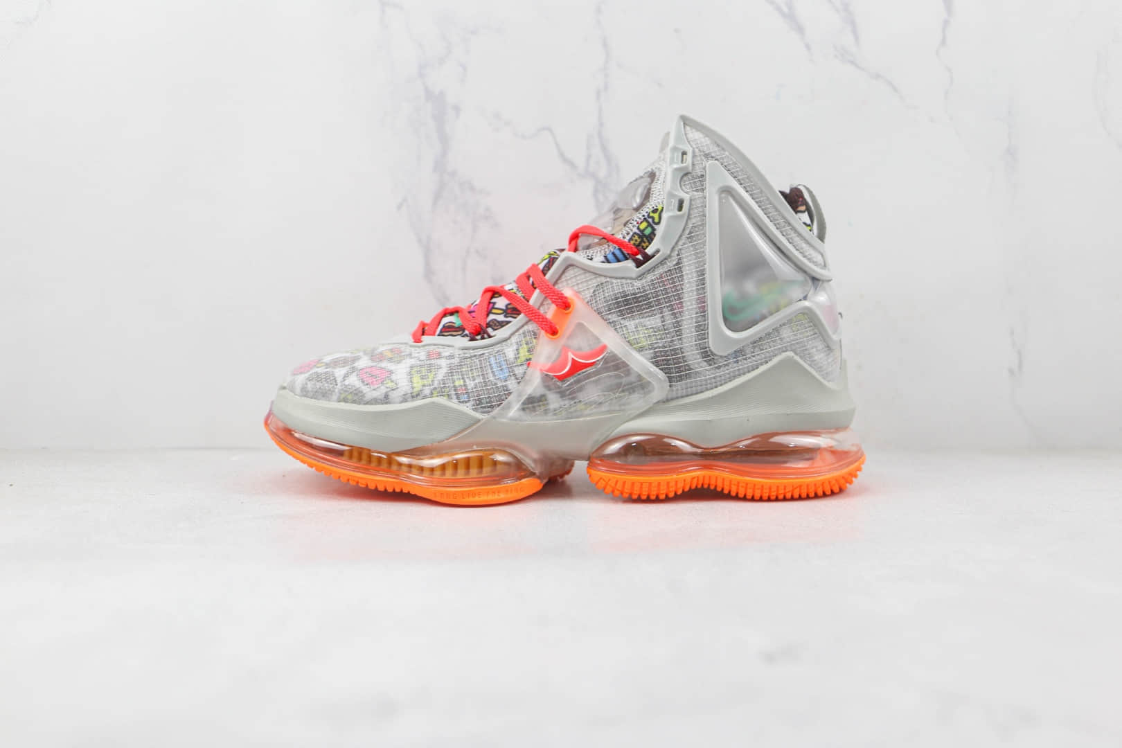 耐克Nike Lebron 19 EP纯原版本勒布朗詹姆斯19代灰橘色篮球鞋内置气垫支持实战 货号:DC9341-001