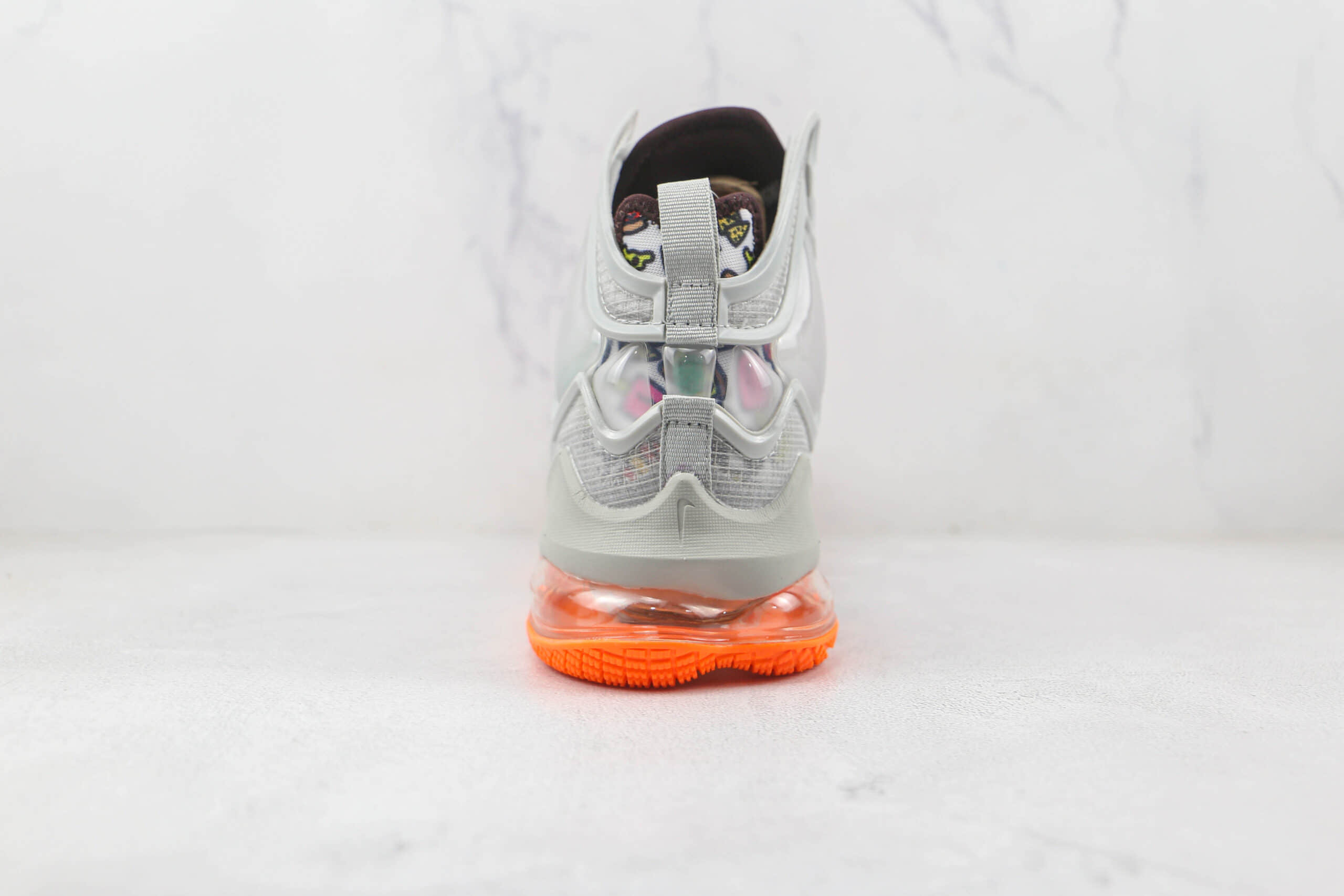 耐克Nike Lebron 19 EP纯原版本勒布朗詹姆斯19代灰橘色篮球鞋内置气垫支持实战 货号:DC9341-001