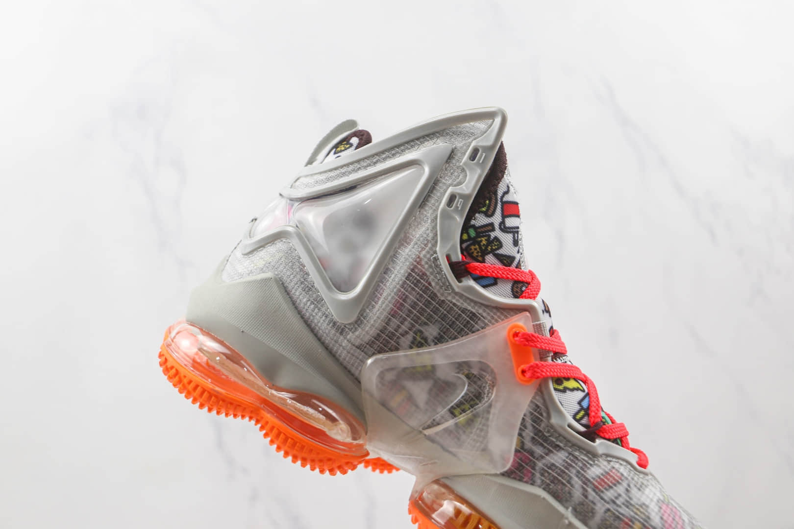 耐克Nike Lebron 19 EP纯原版本勒布朗詹姆斯19代灰橘色篮球鞋内置气垫支持实战 货号:DC9341-001