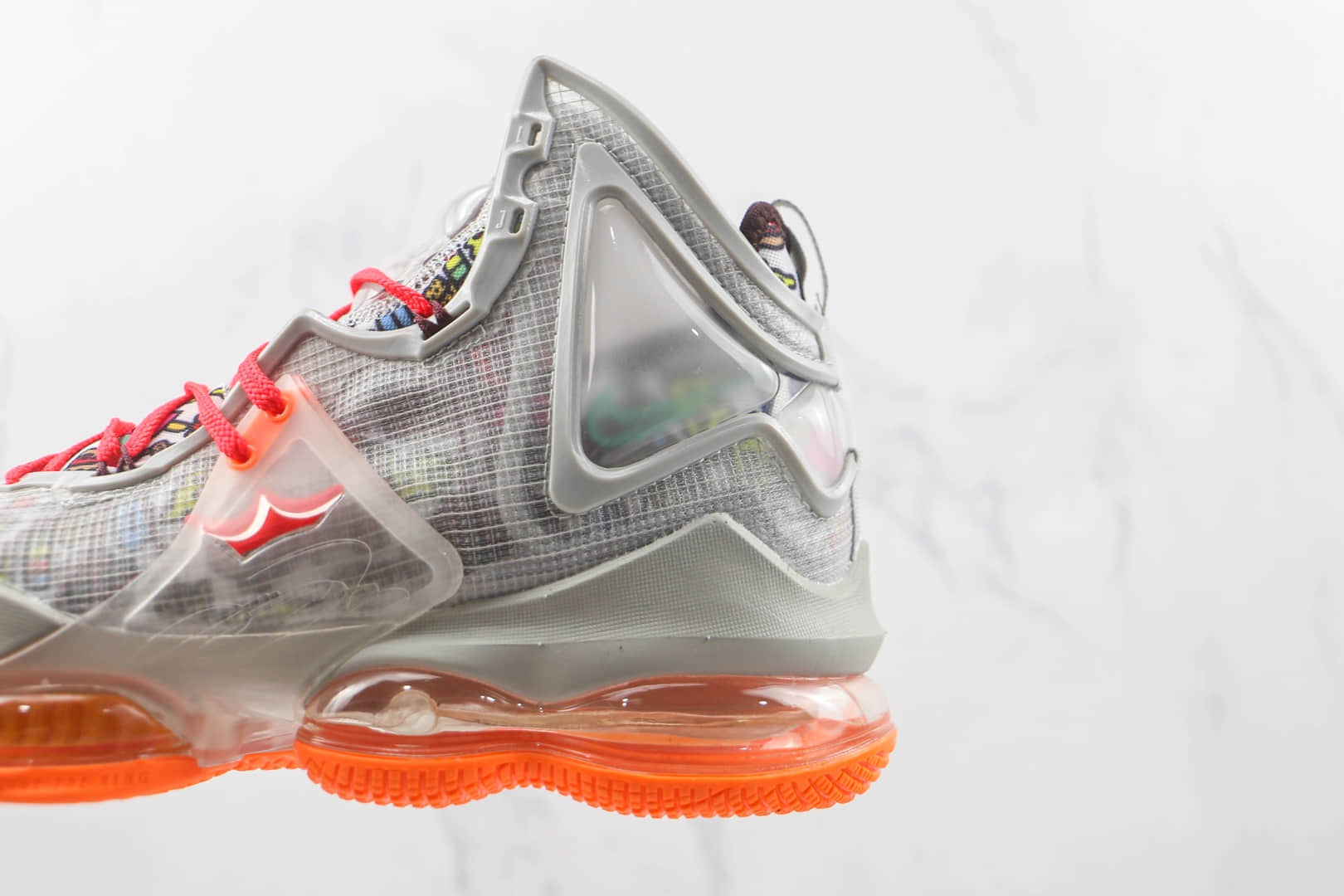 耐克Nike Lebron 19 EP纯原版本勒布朗詹姆斯19代灰橘色篮球鞋内置气垫支持实战 货号:DC9341-001