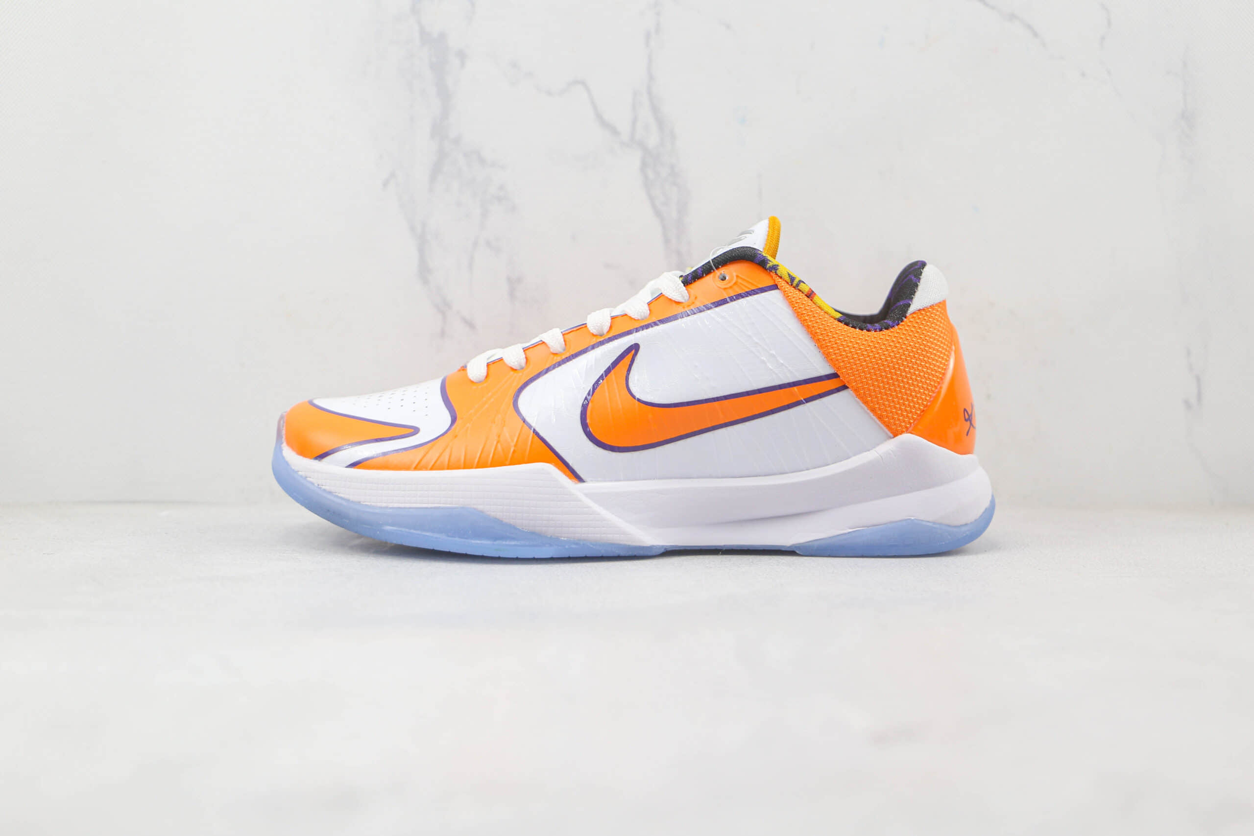 耐克Nike Kobe 5 Protro Chaos纯原版本科比5代白桔色实战篮球鞋原鞋开模一比一打造 (ID:83333) - 图片1