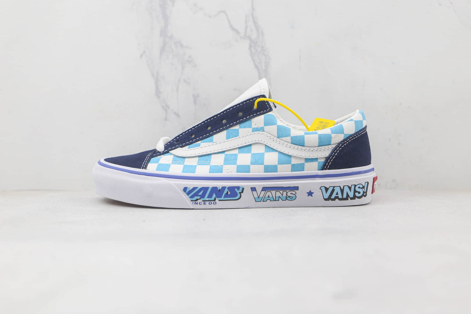 万斯Vans Style 36 Decon公司级版本安纳海姆克莱因蓝低帮硫化板鞋原楦头纸板打造 (ID:83437) - 图片1