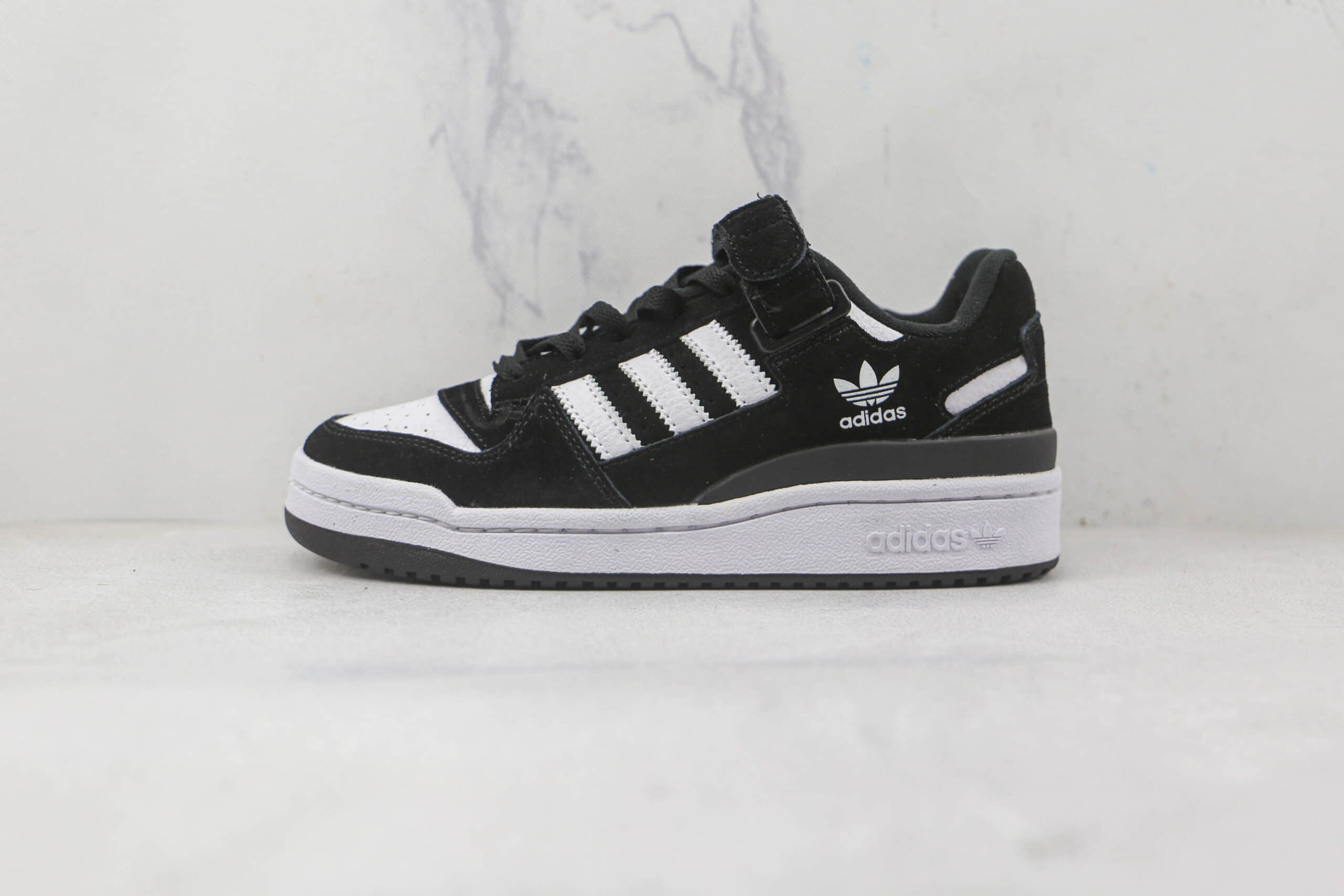 阿迪达斯Adidas originals Forum 84 low纯原版本黑色魔术贴Forum84板鞋原楦头纸板打造 (ID:83453) - 图片1