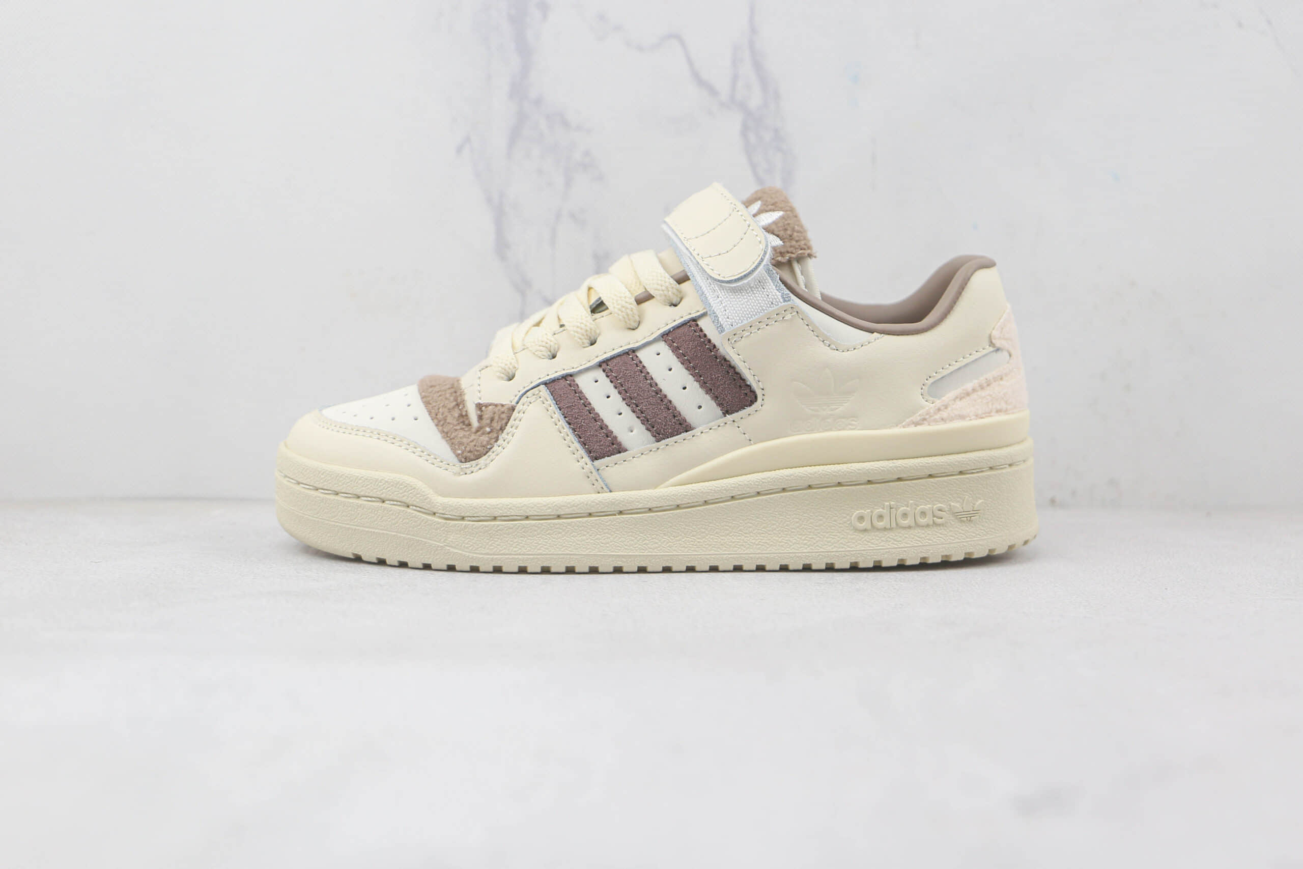 阿迪达斯Adidas originals Forum 84 low纯原版本米白棕Forum84魔术贴板鞋原档案数据开发 (ID:83822) - 图片1