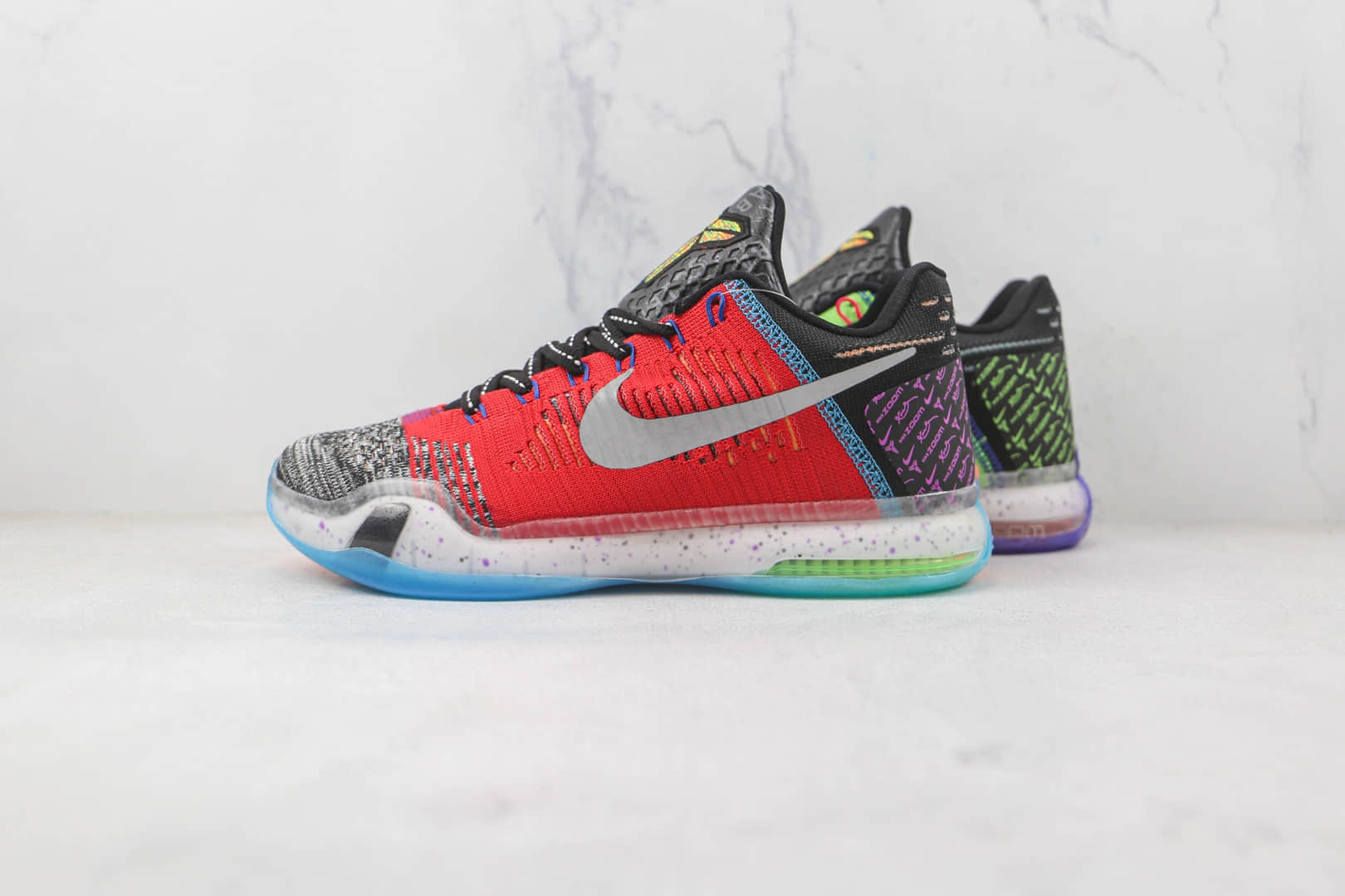 耐克Nike Kobe 10 Elite What The纯原版本科比10代鸳鸯配色篮球鞋原档案数据开发 (ID:83846) - 图片1