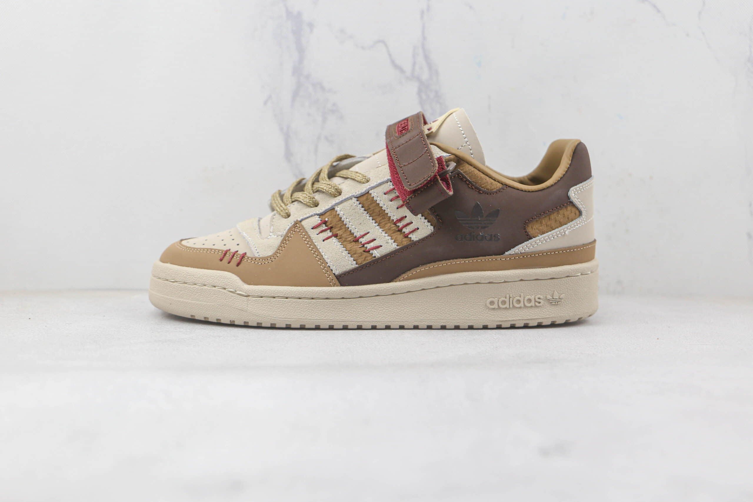 阿迪达斯Adidas originals Forum 84 low纯原版本低帮魔术贴Forum84复古板鞋原楦头纸板打造 (ID:84142) - 图片1