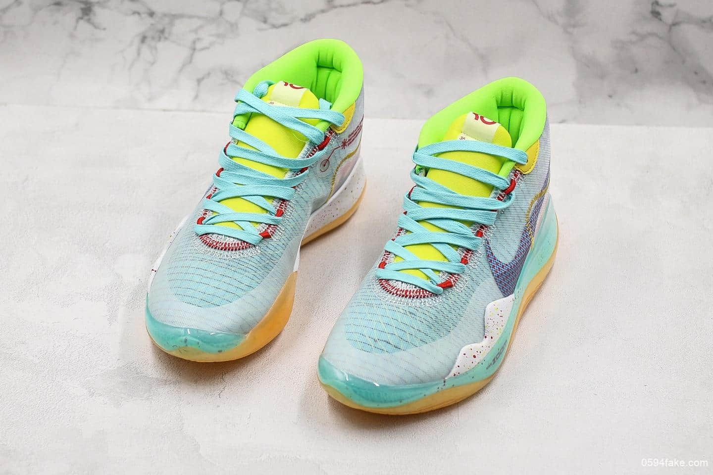 耐克Nike Zoom KD12 EP063m纯原版本杜兰特12代男子实战篮球鞋内置双气垫 货号:CK1195-300