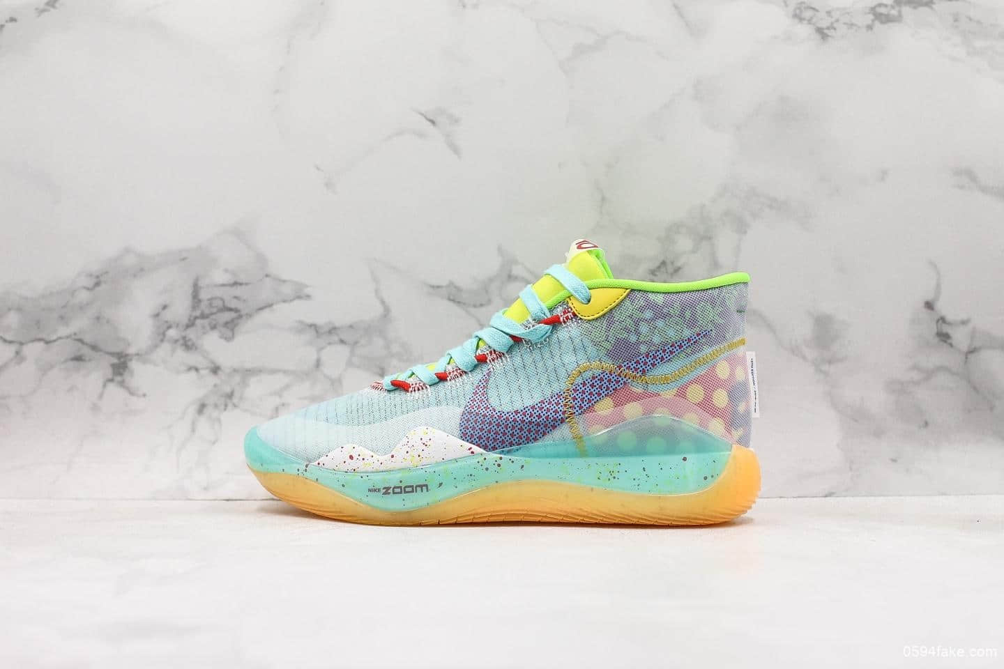 耐克Nike Zoom KD12 EP063m纯原版本杜兰特12代男子实战篮球鞋内置双气垫 货号:CK1195-300