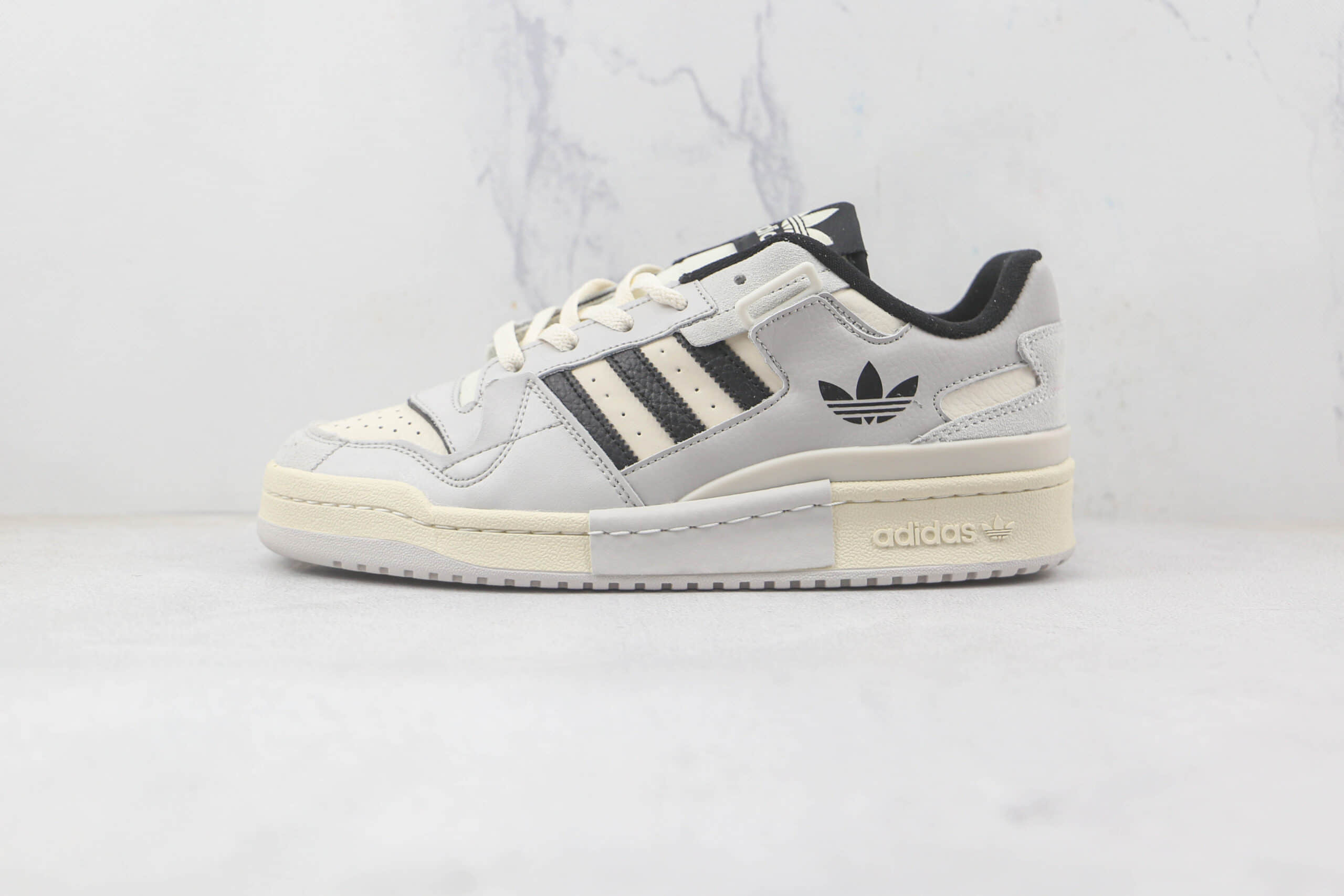 阿迪达斯Adidas originals Forum 84 low纯原版本低帮Forum84魔术贴复古板鞋原楦头纸板打造 (ID:84335) - 图片1