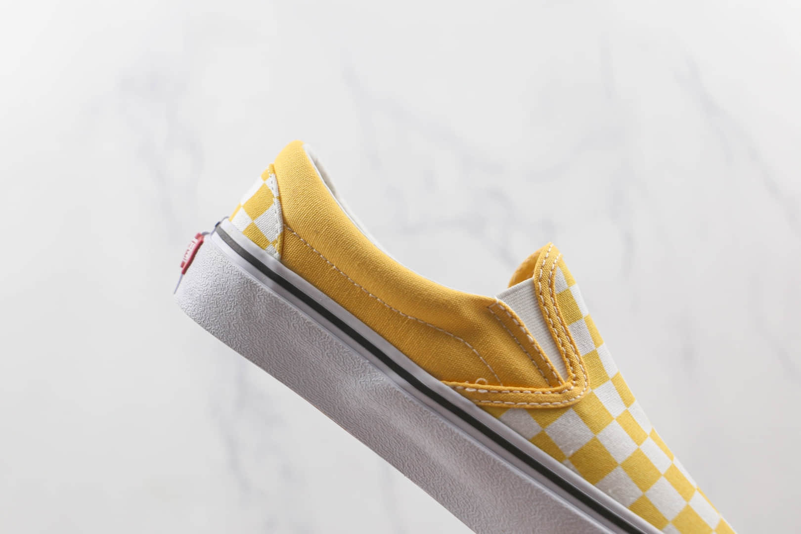 万斯Vans OG Vault Slip-On公司级版本棋盘格帆布鞋板鞋白敏感内容工艺硫化一比一