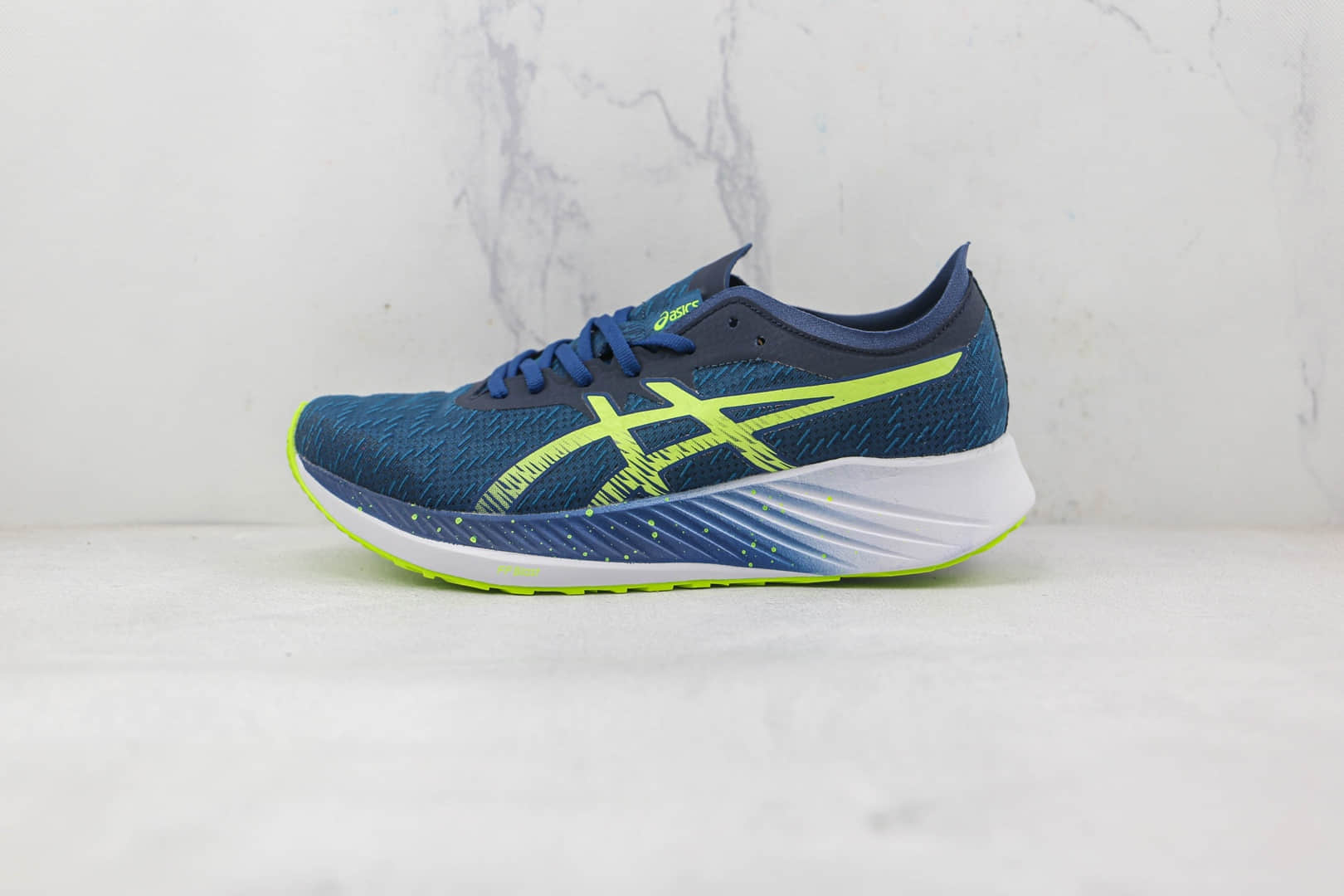 亚瑟士Asics Magic Speed系列纯原版本蓝绿色慢跑鞋内置碳板原盒原标 (ID:85524) - 图片1
