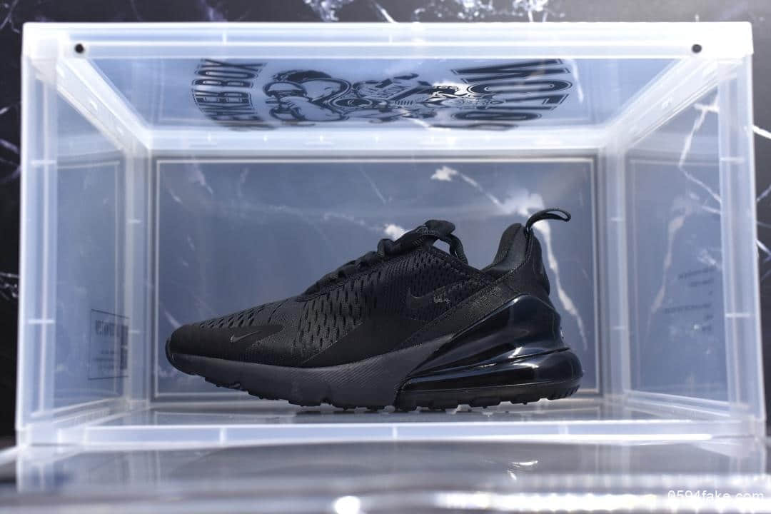 耐克Nike Air Max 270耐克新款纯原版本Max270后跟半掌气垫慢跑鞋 货号:AH6789-006