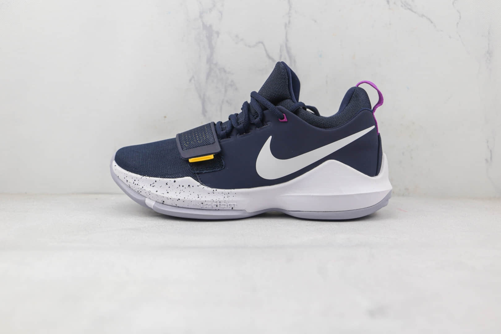 耐克Nike PG1 EP纯原版本保罗乔治1代藏蓝色篮球鞋原档案数据开发 (ID:85657) - 图片1