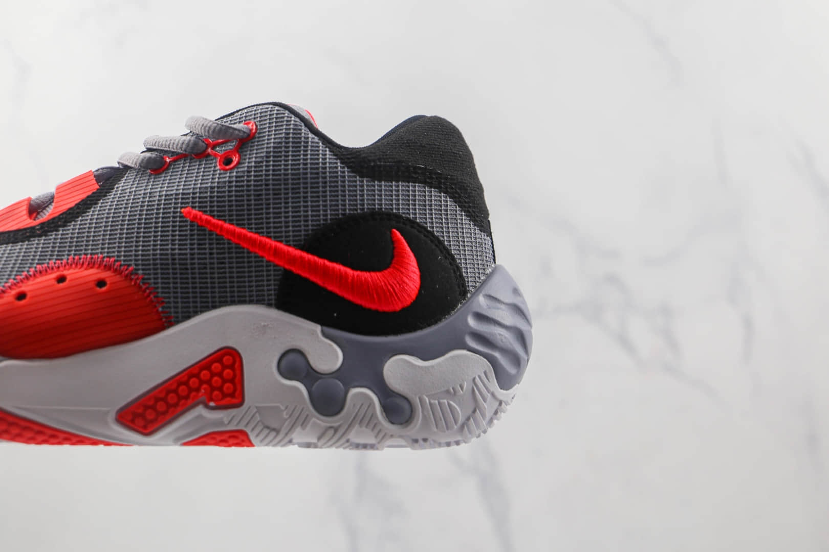 耐克Nike PG 6 EP纯原版本保罗乔治6代灰黑红配色篮球鞋原楦头纸板打造 货号:DH8447-002