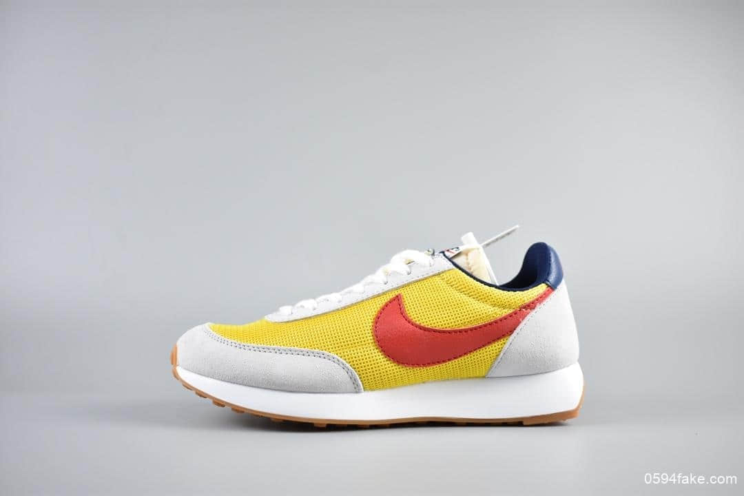耐克Nike Air Tailwind QS 79 Vast Grey 1979周年顺风华夫公司级版本复古休闲慢跑鞋米灰黄红深蓝 (ID:8621) - 图片1