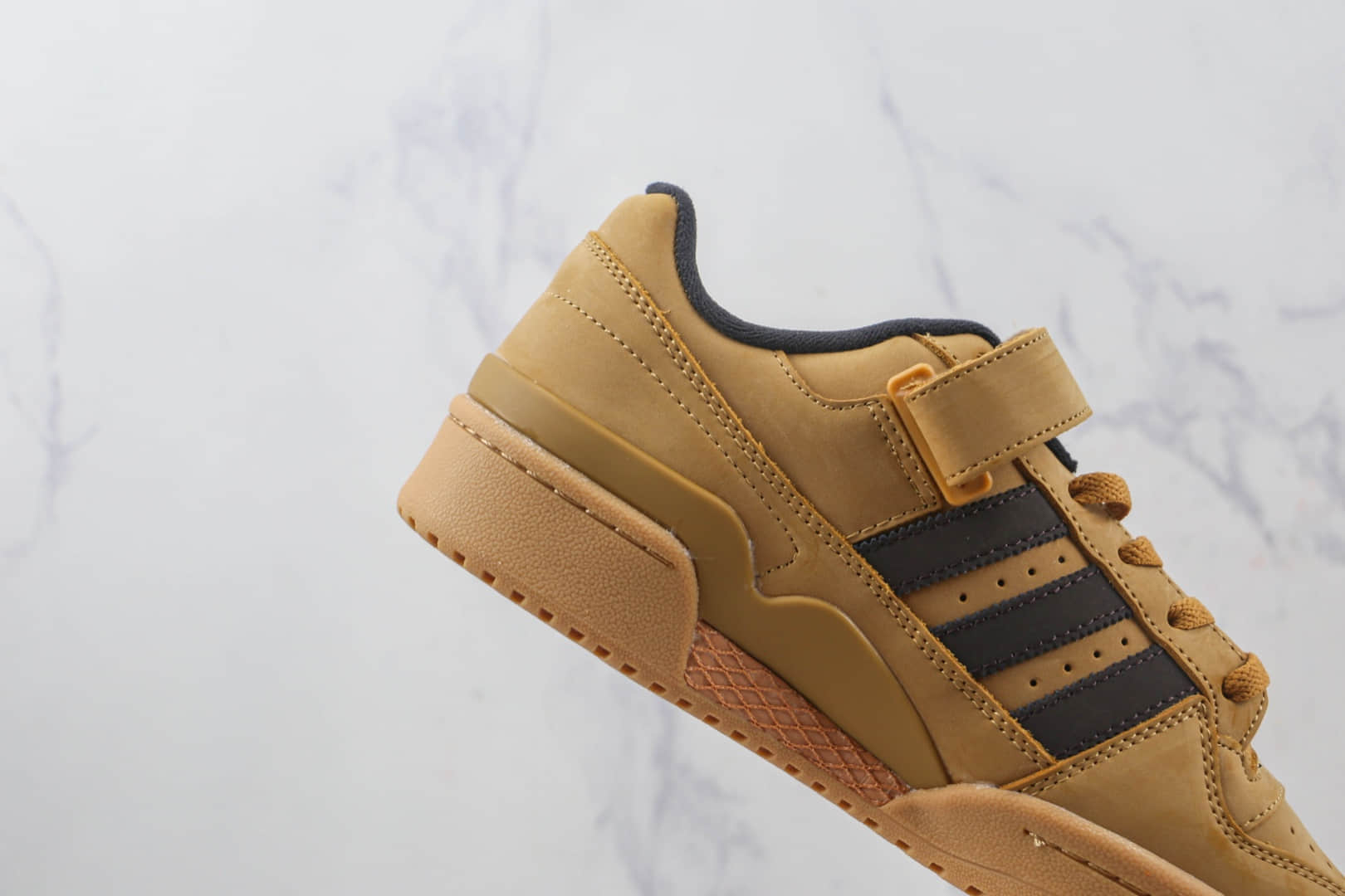 阿迪达斯Adidas originals Forum 84 low纯原复刻天花板Forum84魔术贴小麦色复古板鞋原盒原标 货号:GW6230