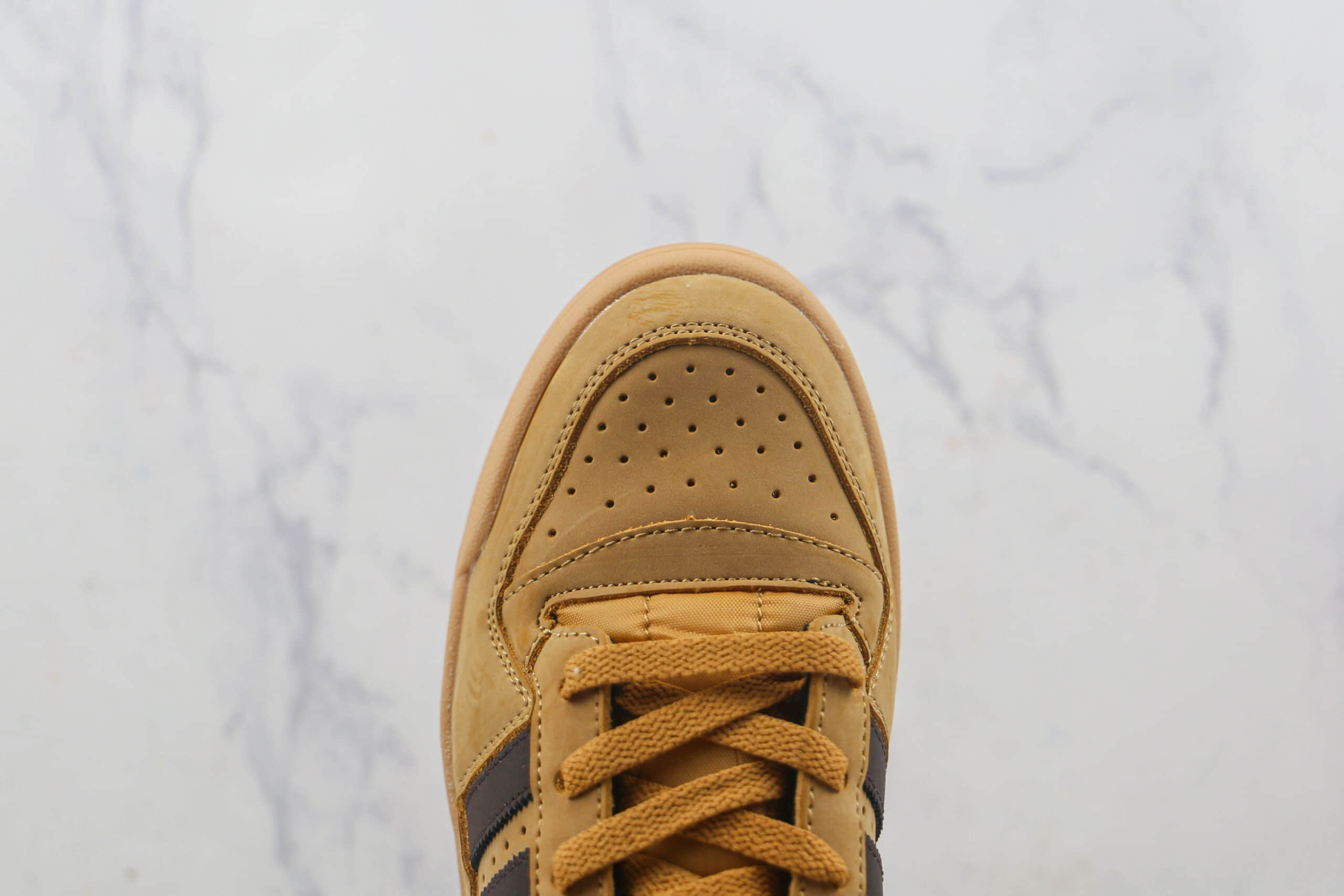 阿迪达斯Adidas originals Forum 84 low纯原复刻天花板Forum84魔术贴小麦色复古板鞋原盒原标 货号:GW6230