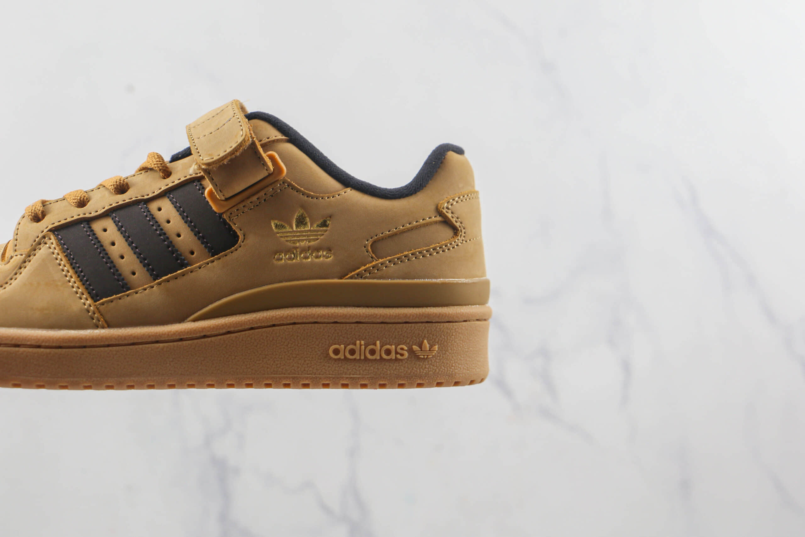 阿迪达斯Adidas originals Forum 84 low纯原复刻天花板Forum84魔术贴小麦色复古板鞋原盒原标 货号:GW6230
