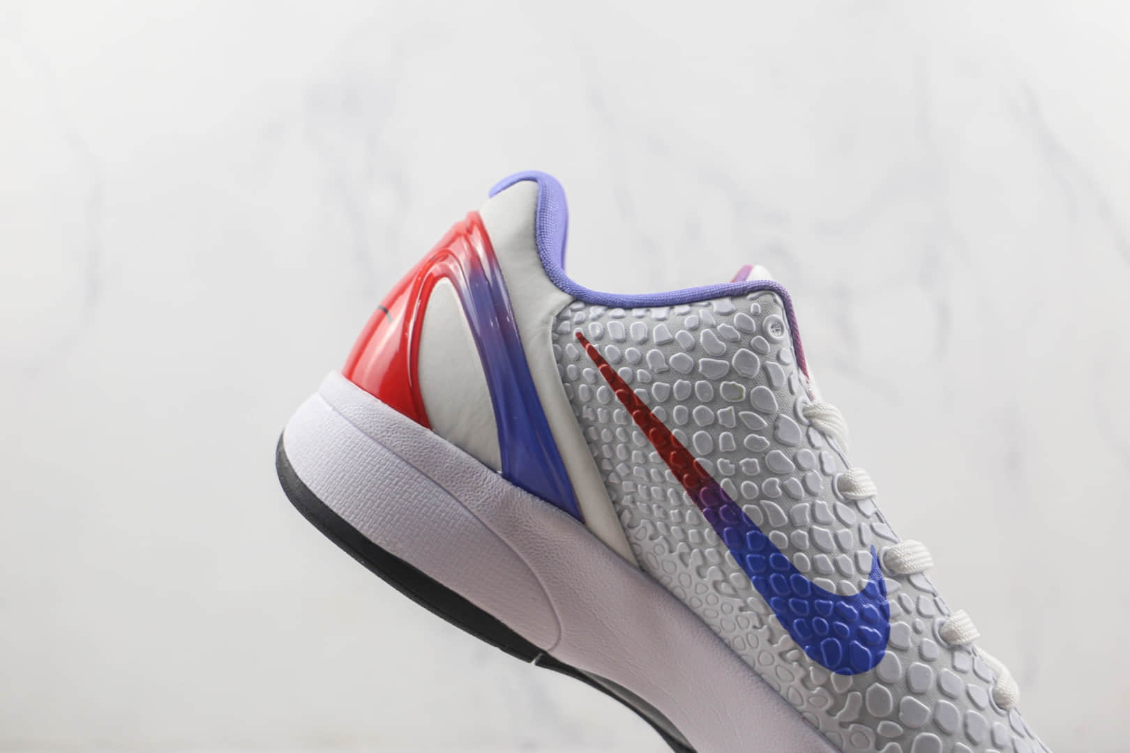 耐克Nike Zoom Kobe VI莆田纯原复刻版本科比6代白蓝色波点鱼鳞纹实战篮球鞋原档案数据开发 货号:CW2190-146