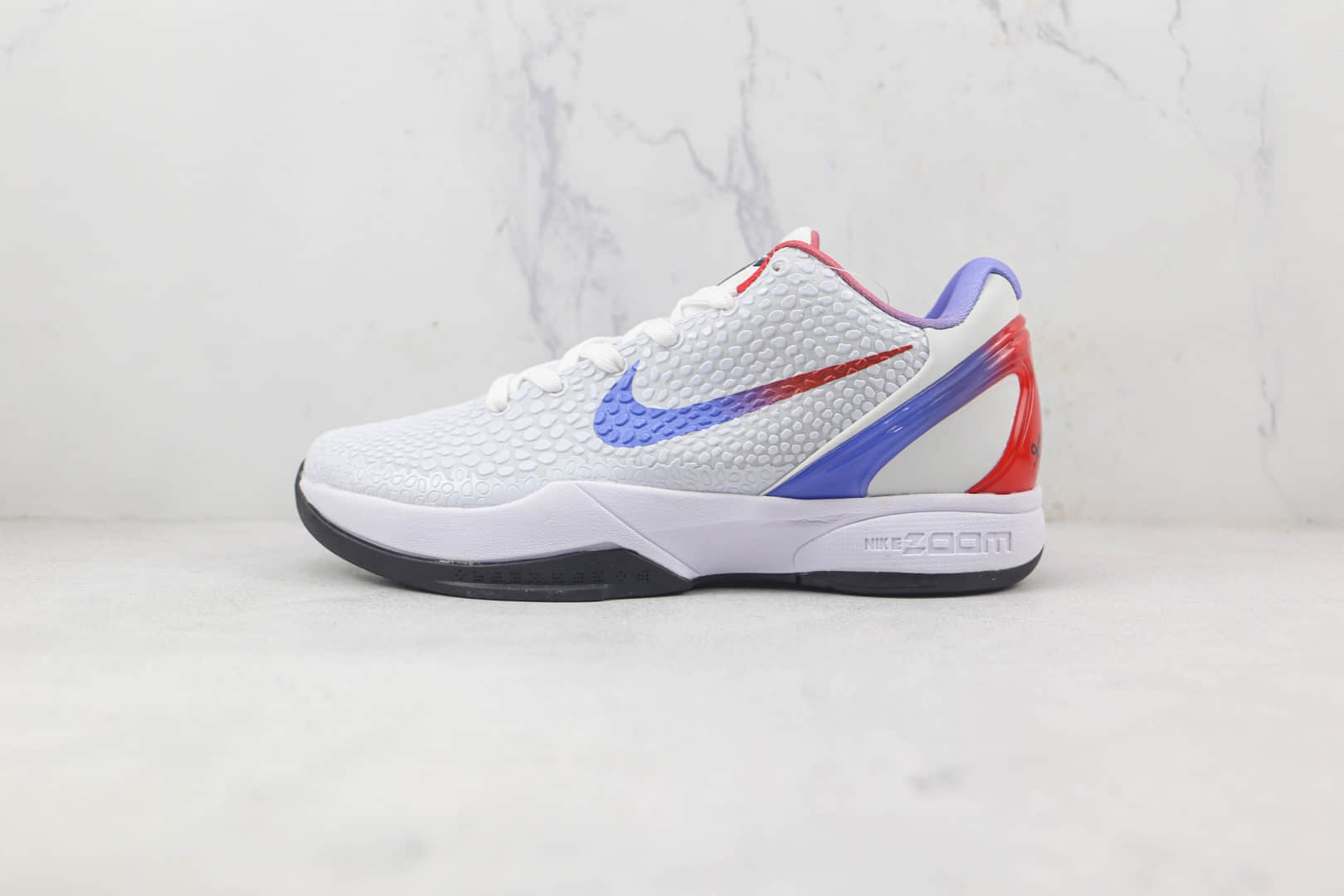 耐克Nike Zoom Kobe VI莆田纯原复刻版本科比6代白蓝色波点鱼鳞纹实战篮球鞋原档案数据开发 货号:CW2190-146