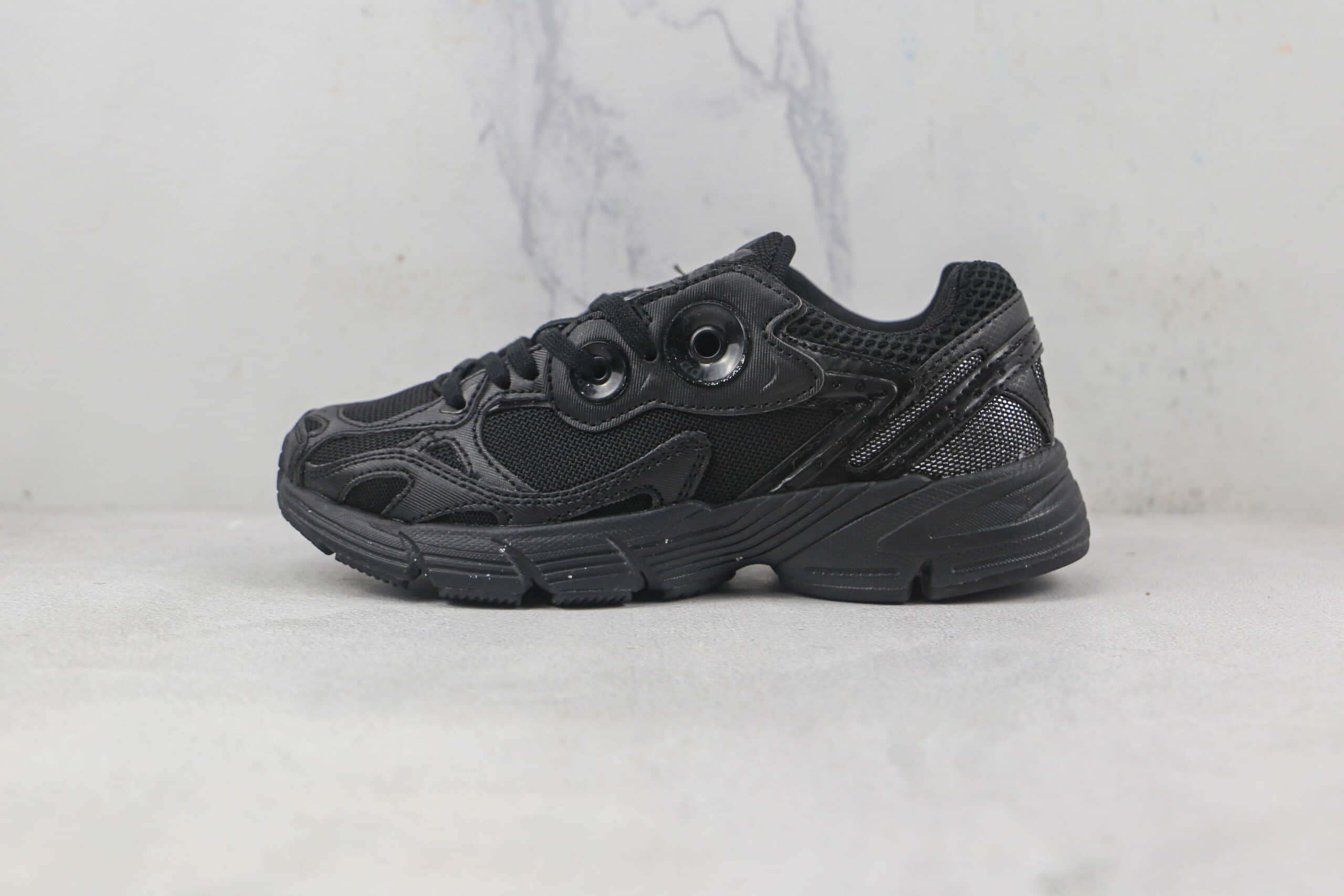 阿迪达斯adidas original Astir莆田纯原复刻版本astir系列黑色复古慢跑鞋原楦头纸板打造 (ID:88003) - 图片1