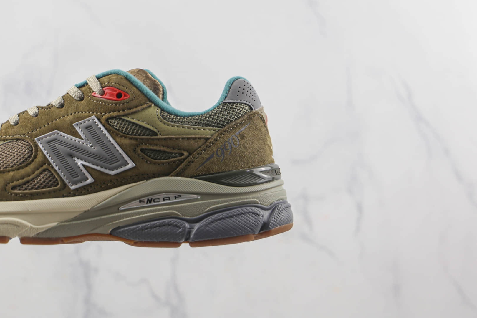 新百伦New Balance 990v3 x Bodega联名款莆田纯原复刻版本灰咖啡色NB990v3复古慢跑鞋原楦头纸板打造 货号:M990BD3