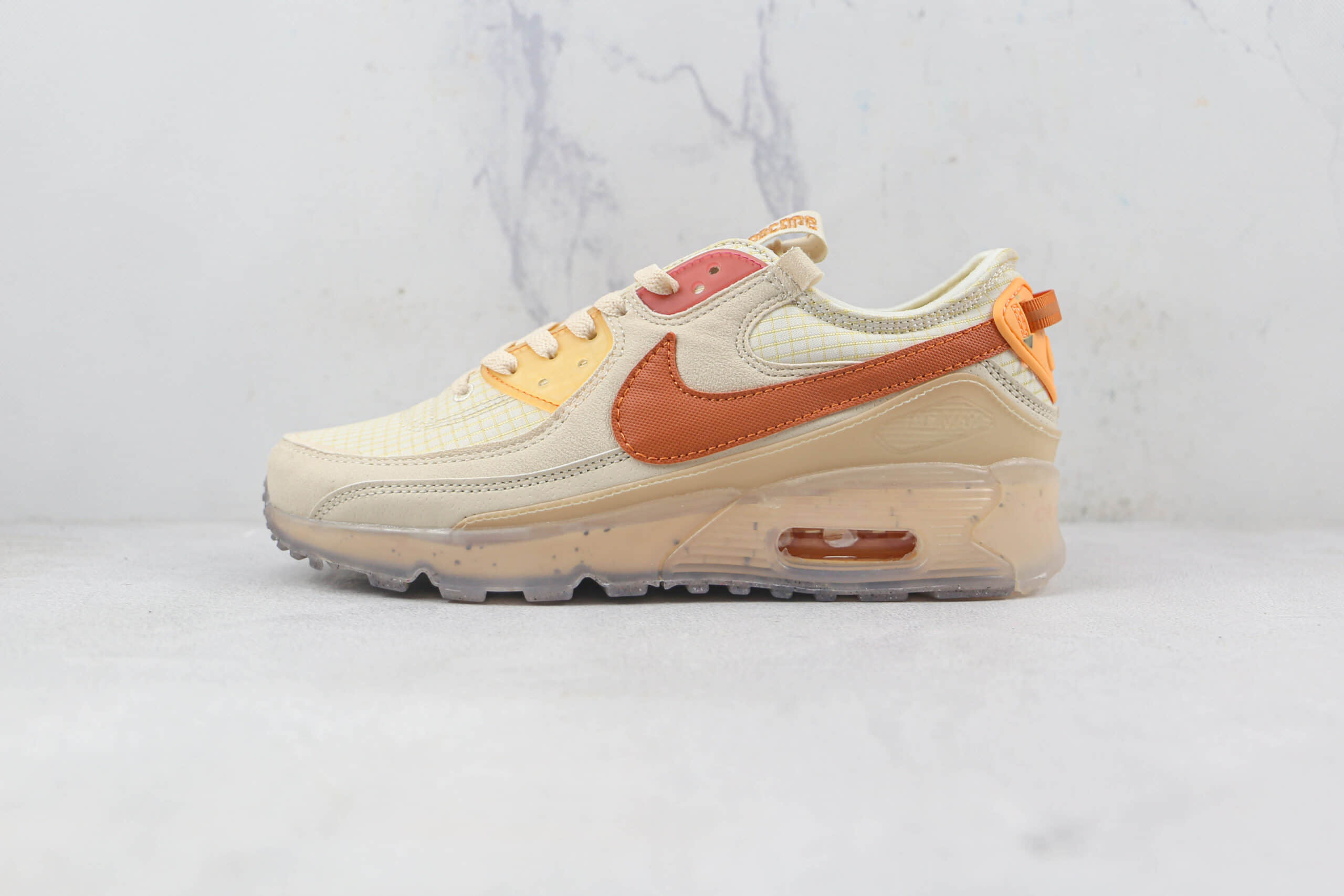 耐克Nike Air Max Terrascape 90 Sail Black莆田纯原复刻版本Max90复古气垫鞋原楦头纸板打造 货号:DC9450-001