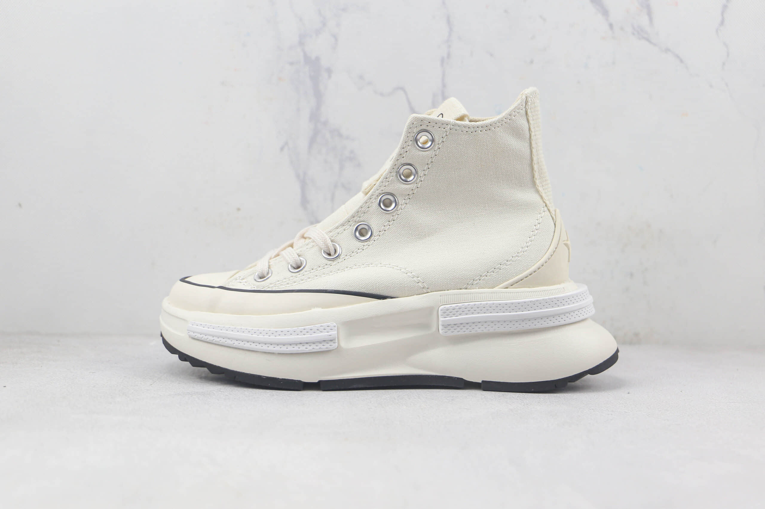 匡威Converse run star legacy莆田纯原复刻版本高帮厚底帆布鞋原楦开发 (ID:88678) - 图片1