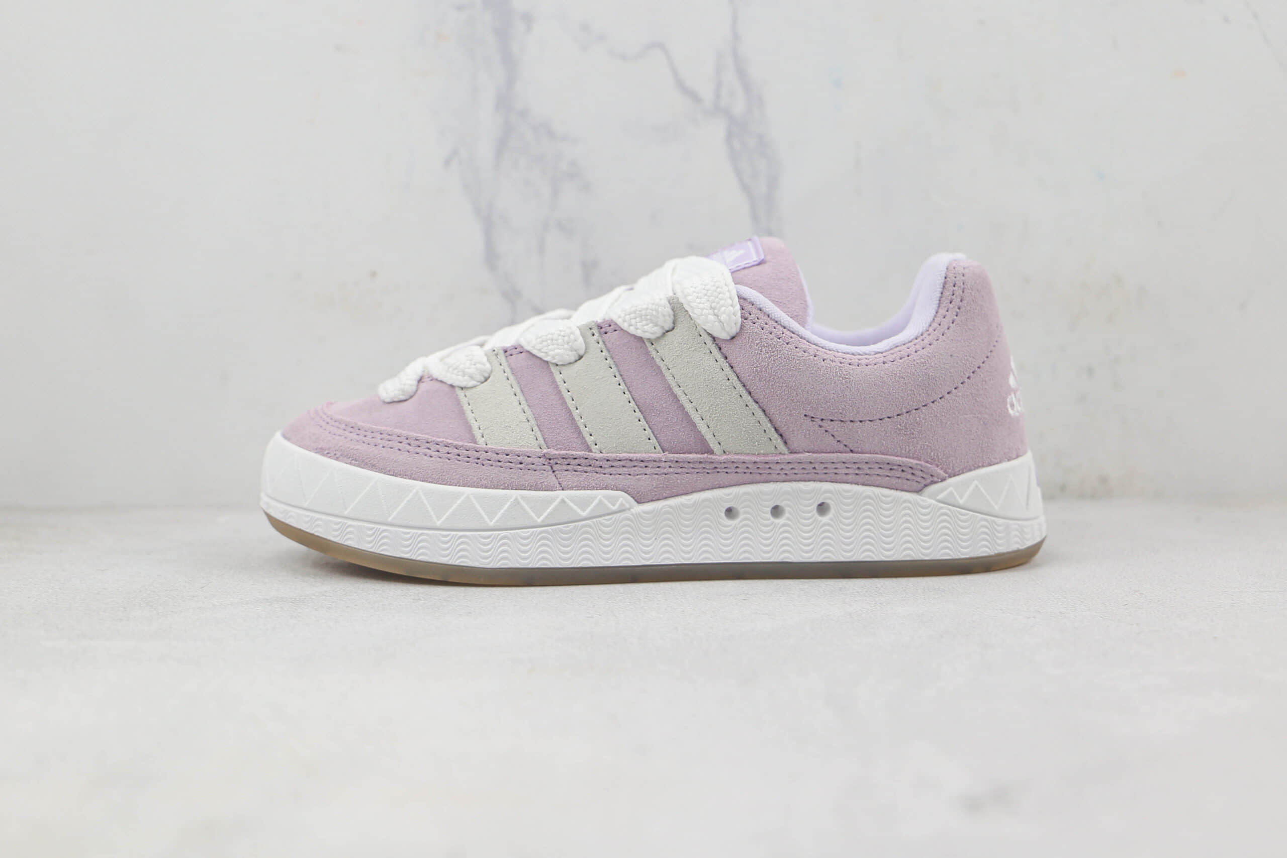 阿迪达斯Adidas Adimatic Jamal smith莆田纯原复刻版本复古板鞋原盒原标 (ID:88734) - 图片1