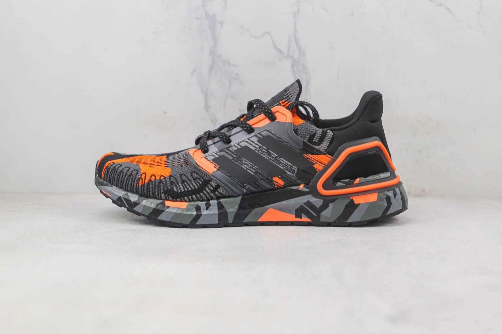 阿迪达斯Adidas ULTRABOOST S.RDY莆田纯原复刻版本UB6.0黑橙灰色爆米花跑鞋原档案数据开发 (ID:88806) - 图片1