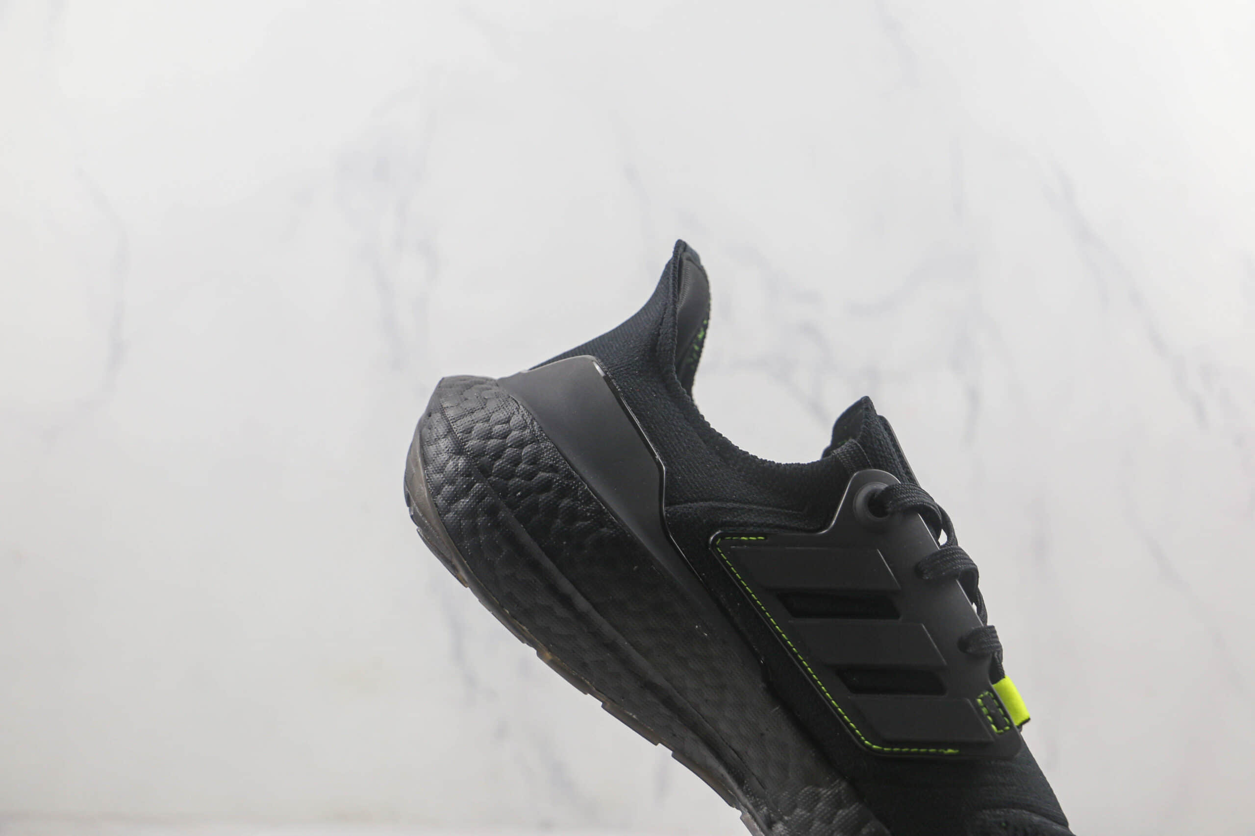 阿迪达斯Adidas Ultra Boost 22 Consortium莆田纯原复刻版本UB8.0黑绿敏感内容爆米花跑鞋原楦头纸板打造 货号：GX5915