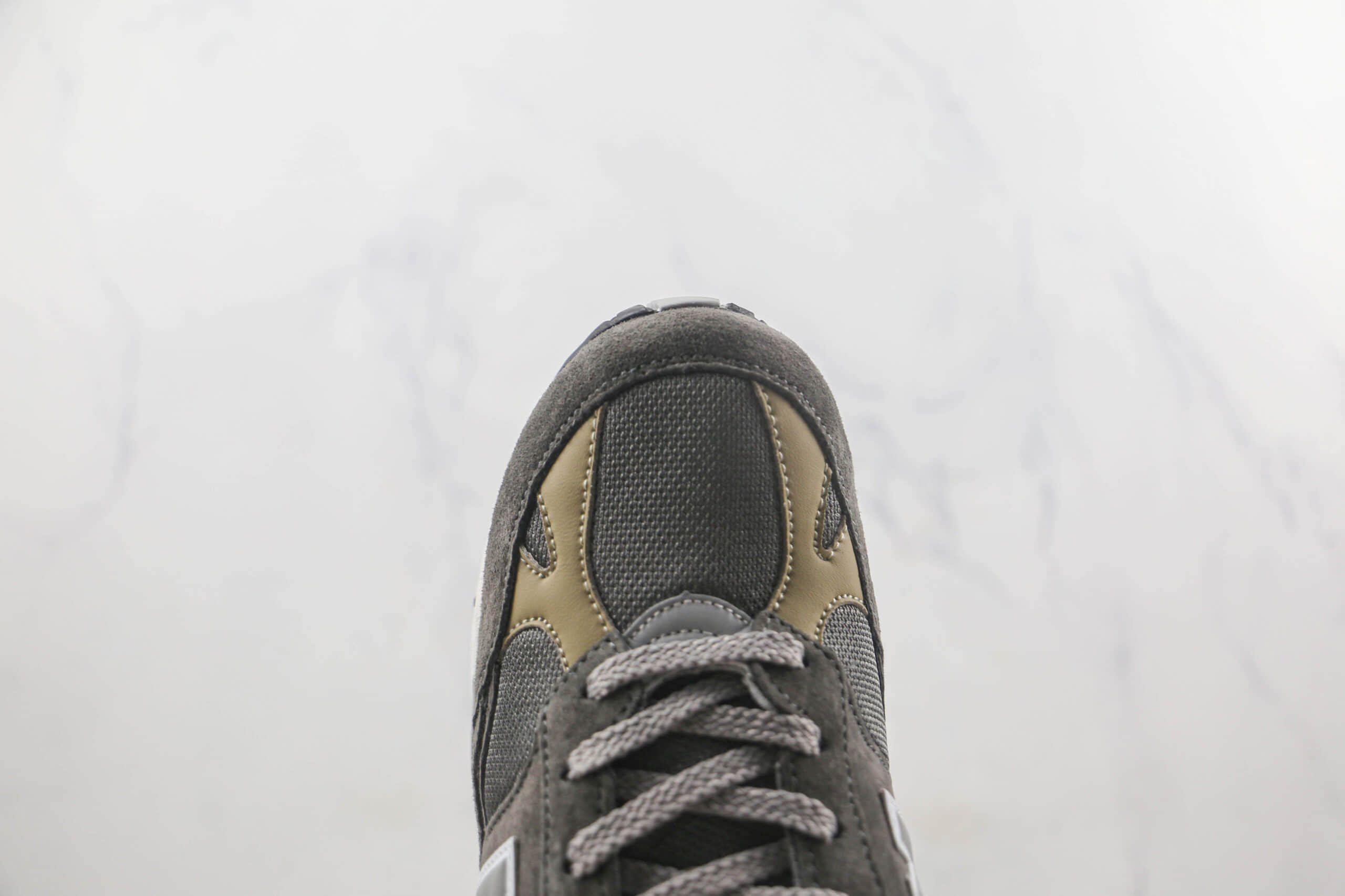 新百伦New Balance x Dover Street Market联名款莆田纯原复刻版本NB991麂皮鼠深灰色复古老爹鞋原盒原标 货号:M991D敏感内容