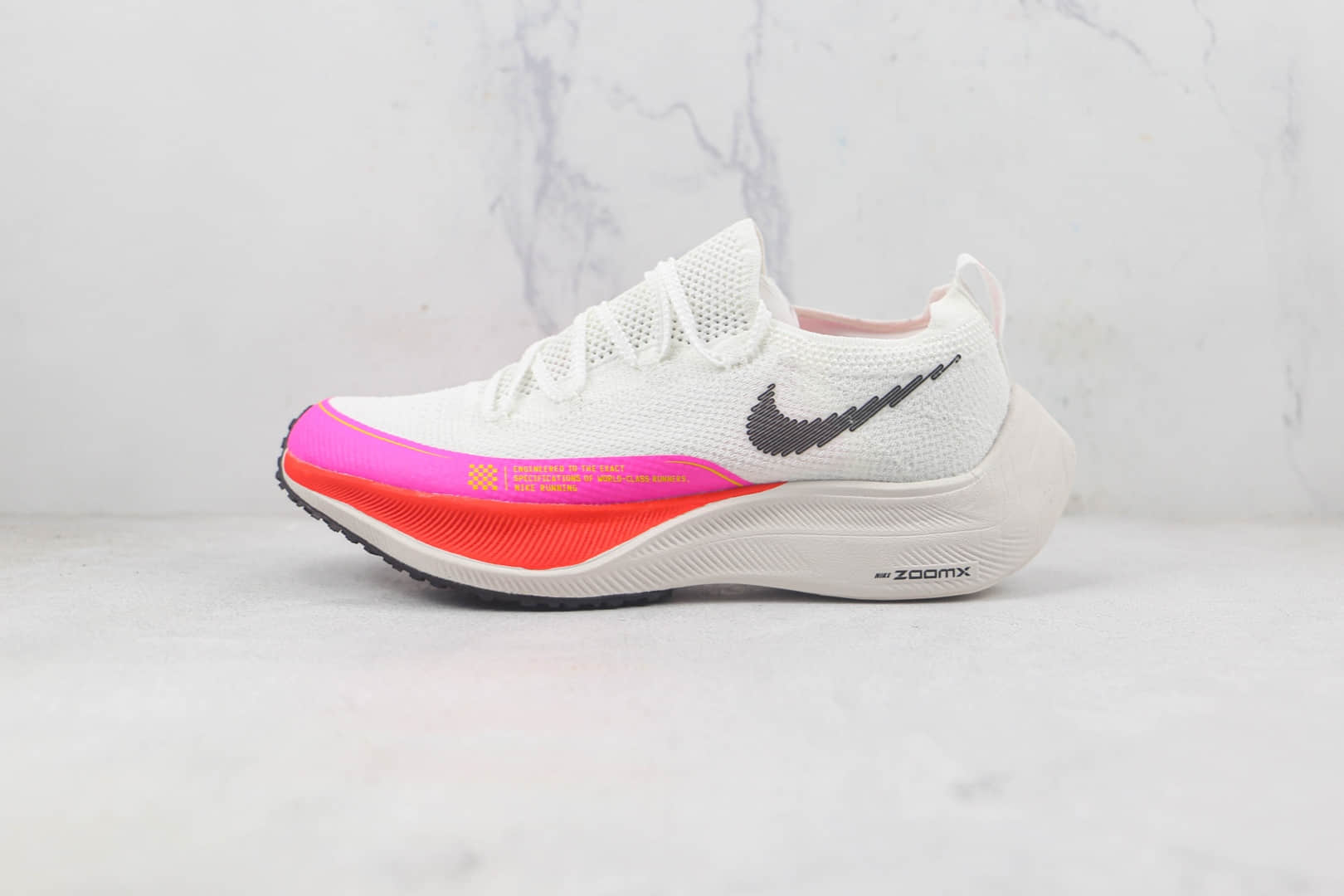 耐克Nike Air Zoom Alphafly NEXT%莆田纯原复刻版本next%马拉松白粉色慢跑鞋原盒原标 (ID:89007) - 图片1