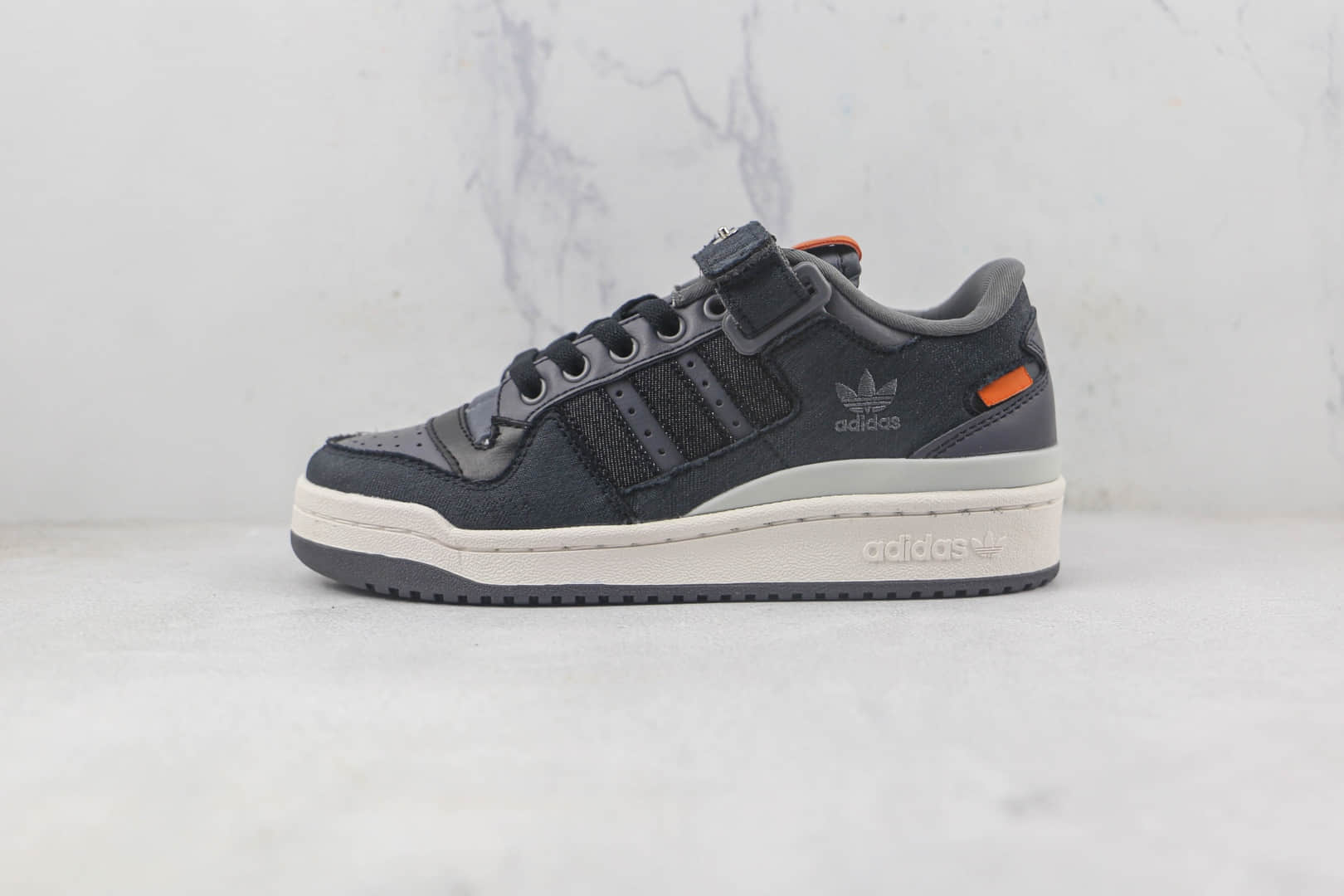 阿迪达斯adidas originals Forum 84 low莆田纯原复刻版本黑橙色Forum84复古板鞋原鞋开模一比一打造 (ID:89095) - 图片1