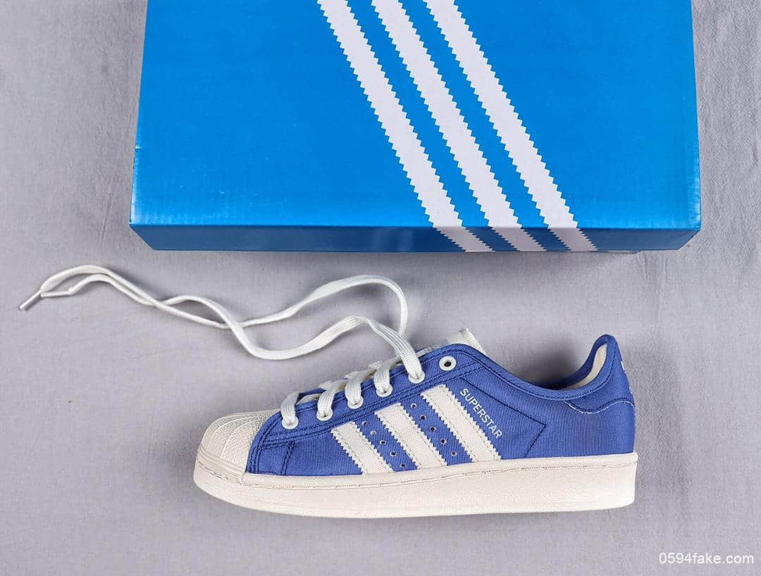 阿迪达斯Adidas Superstar 80s三叶草贝壳头渠道订单海外专供全鞋身顶级头层皮 (ID:8938) - 图片1