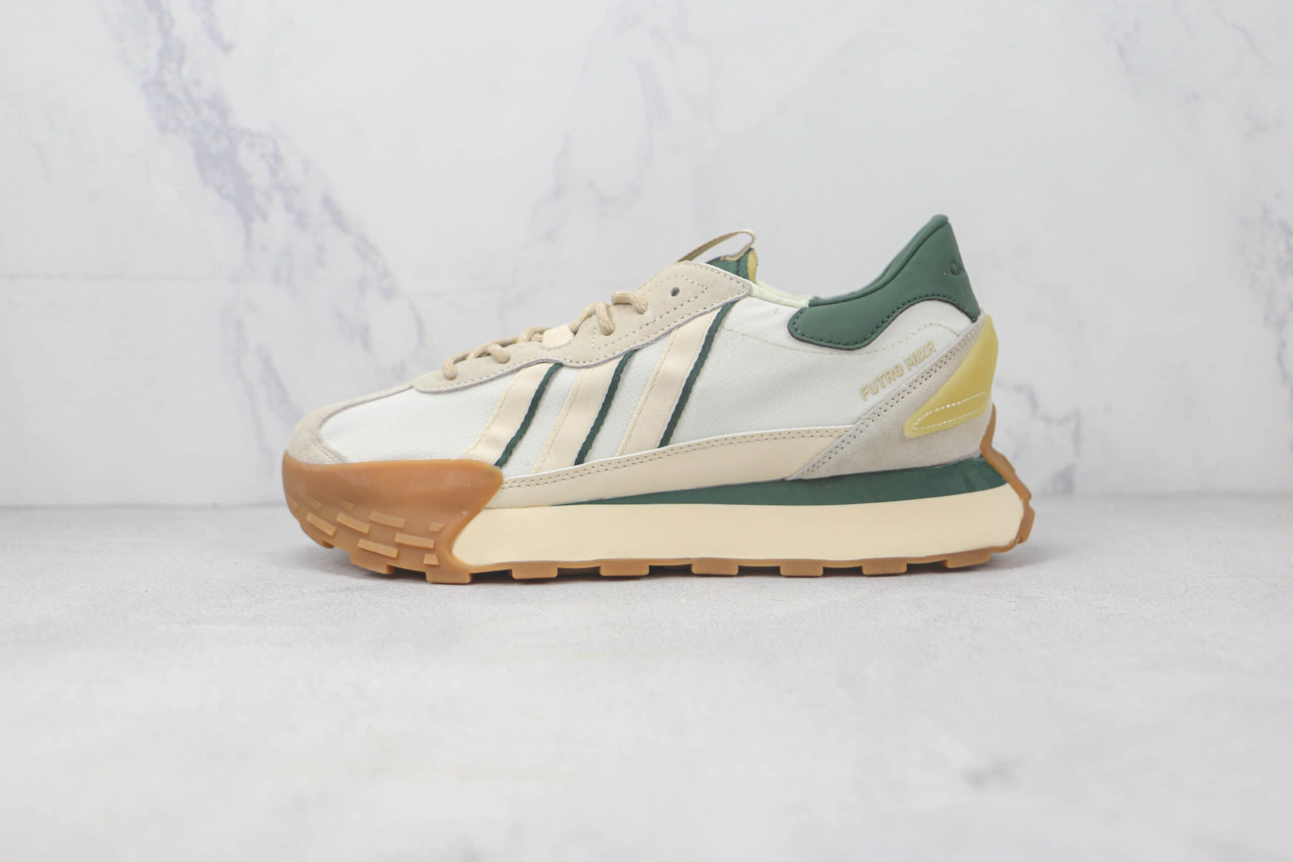 阿迪达斯Adidas Neo Futro Mixr莆田纯原复刻版本FM碰碰鞋白灰绿色运动鞋原档案数据开发 (ID:89391) - 图片1