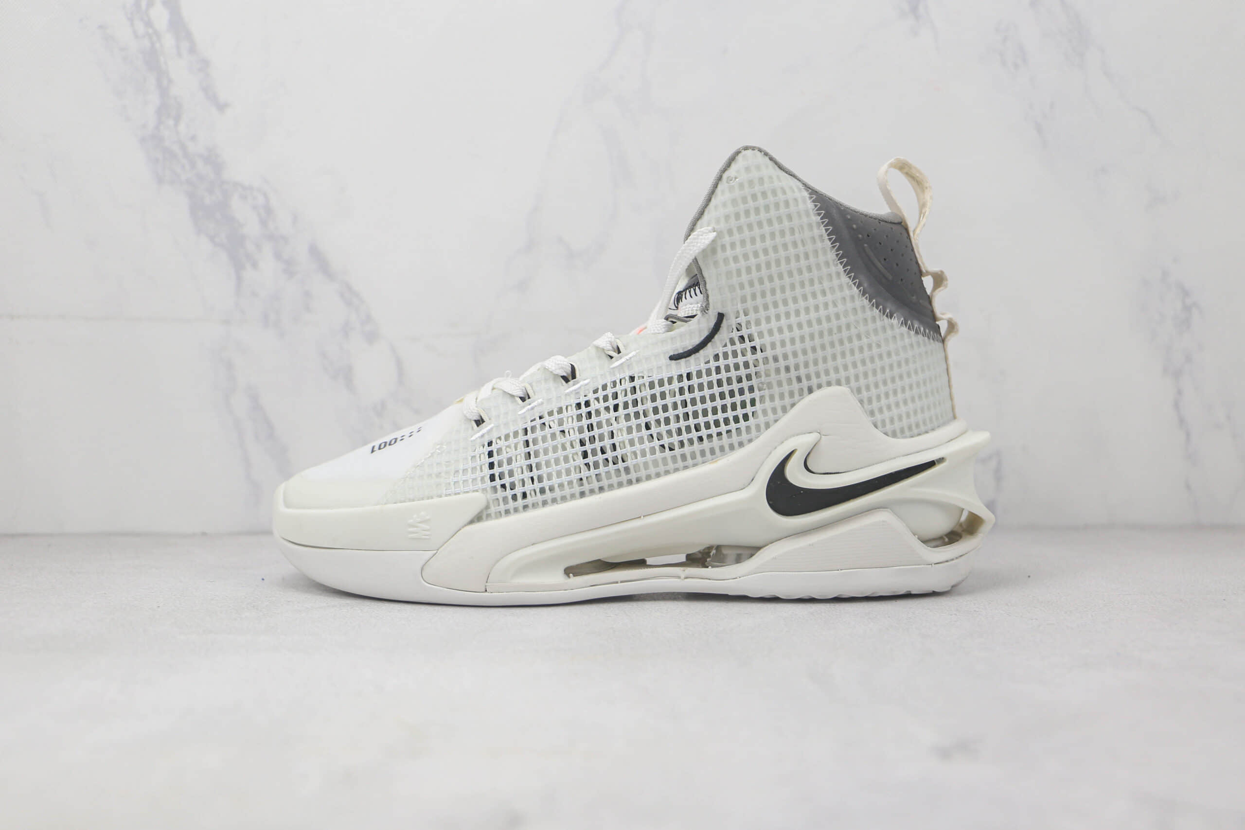 耐克Nike Air Zoom G.T.JUMP EP GT莆田纯原复刻版本GT高帮灰白色实战篮球鞋原盒原标原鞋开模 (ID:89415) - 图片1