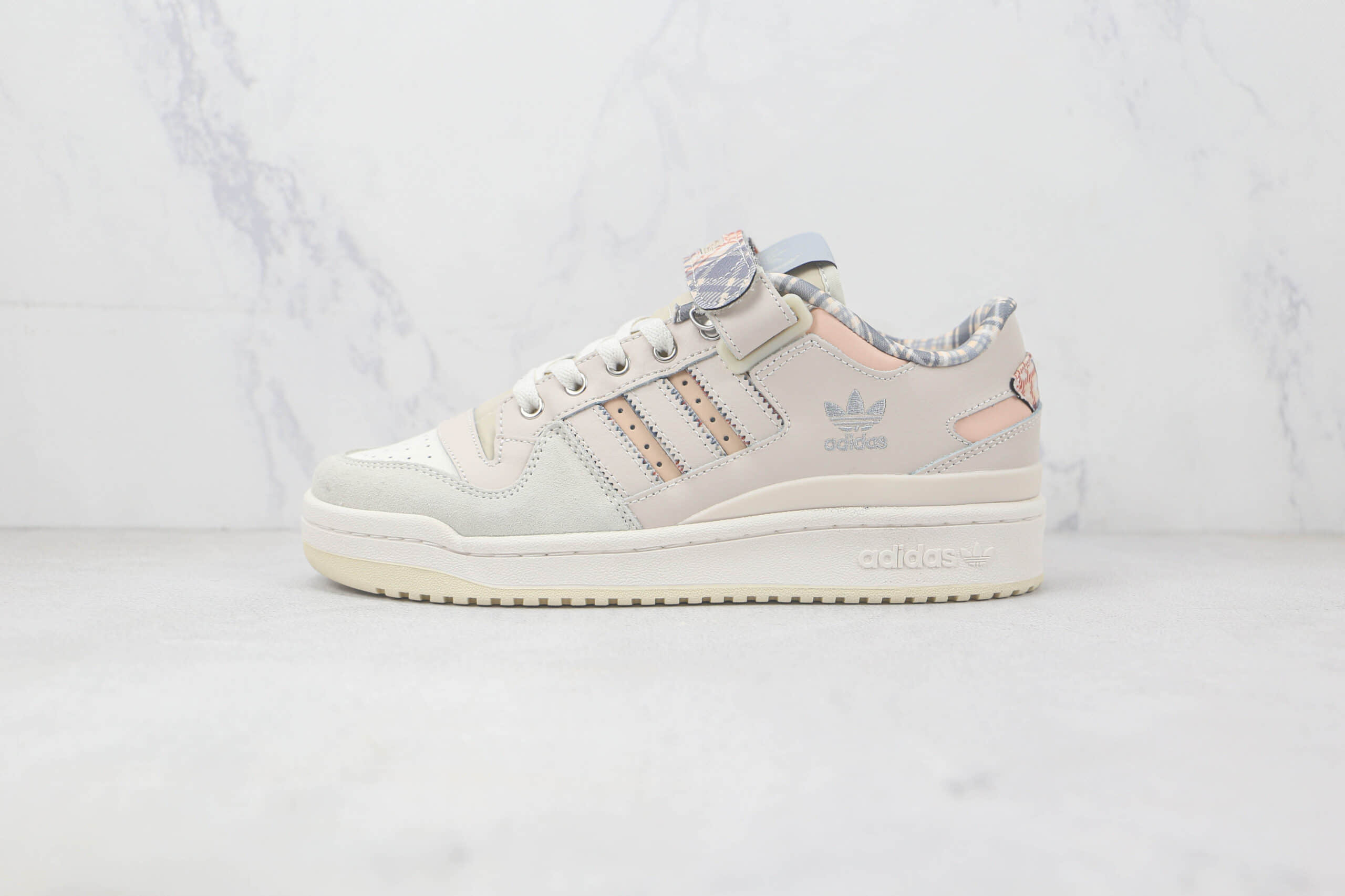 阿迪达斯adidas originals Forum 84 low莆田纯原复刻版本Forum84白棕色魔术贴复古板鞋原鞋开模一比一打造 (ID:89726) - 图片1