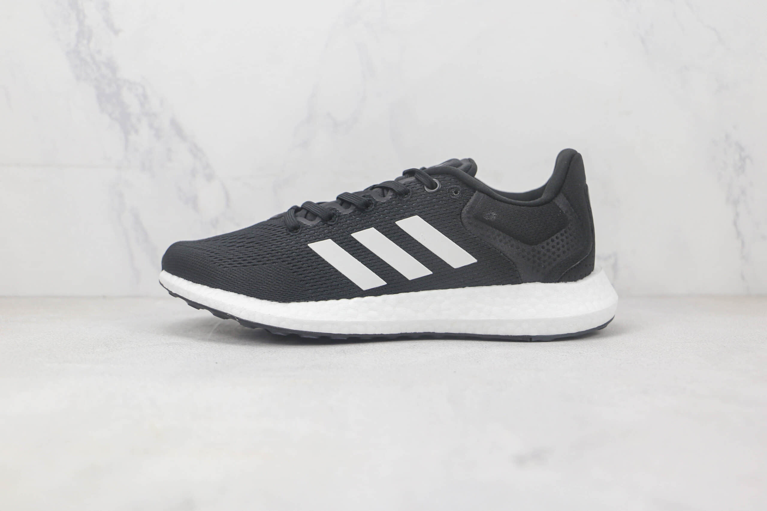 阿迪达斯Adidas Pure BOOST LTD莆田纯原复刻版本爆米花黑白色跑鞋原楦头纸板打造 (ID:89814) - 图片1