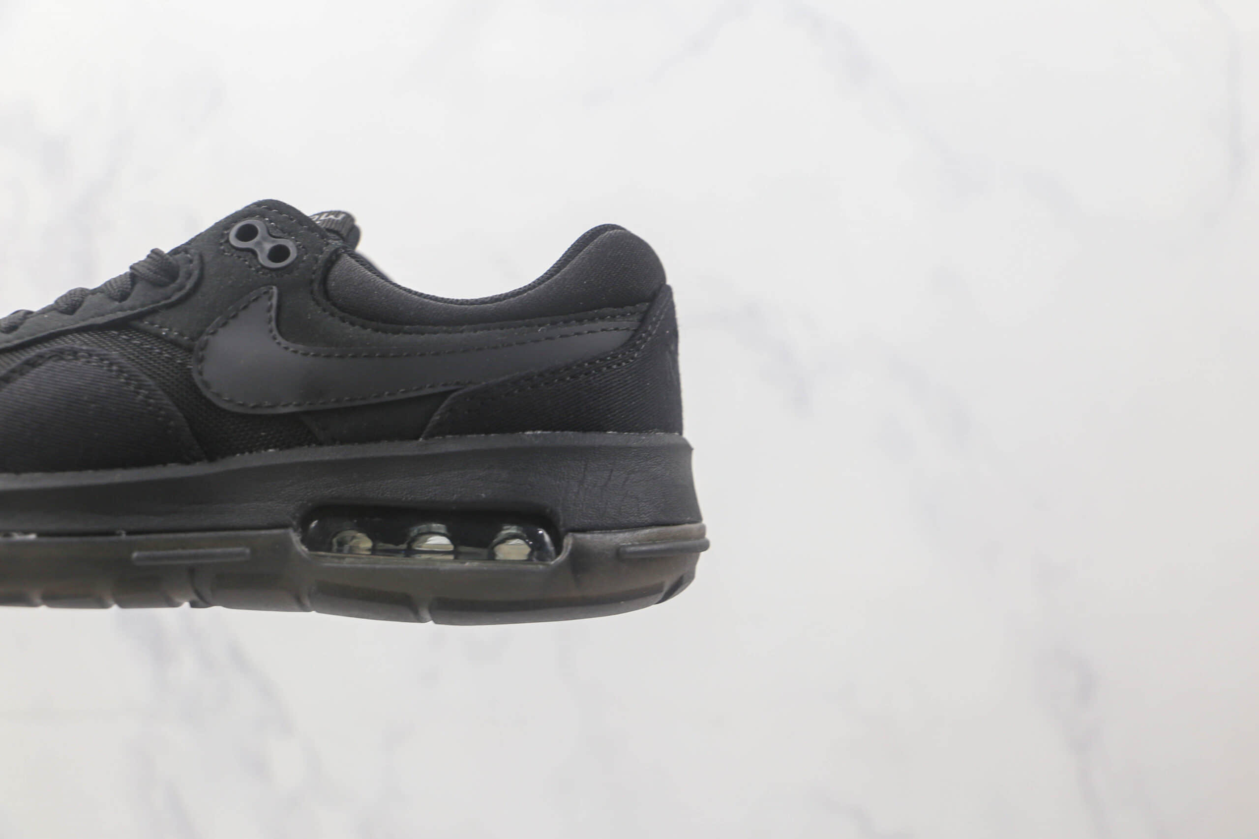 耐克Nike Air Max MOtif纯原版本Motif系列黑色休闲跑步鞋 耐克可回收材料复古气垫鞋 货号:DH4801-003