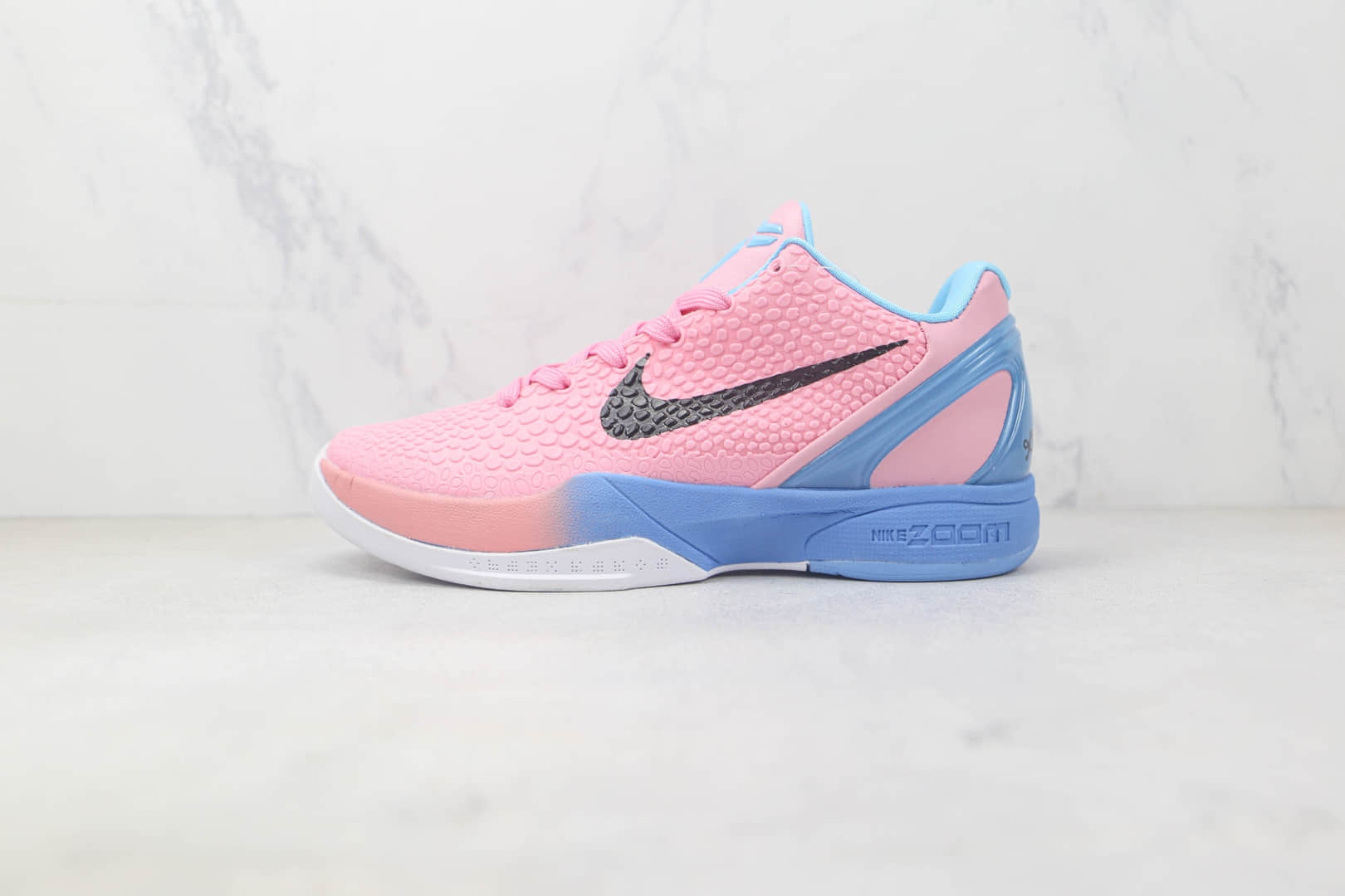 耐克Nike Zoom Kobe VI纯原版本科比6代粉蓝色实战篮球鞋 科比6代碳板篮球鞋 货号:CW2190-601