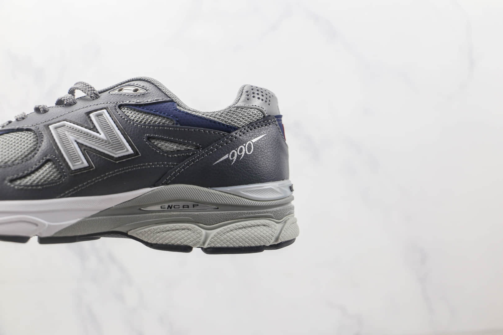 新百伦New Balance 990纯原版本NB990灰色复古慢跑鞋 NB990复古老爹鞋 货号:M990GJ3