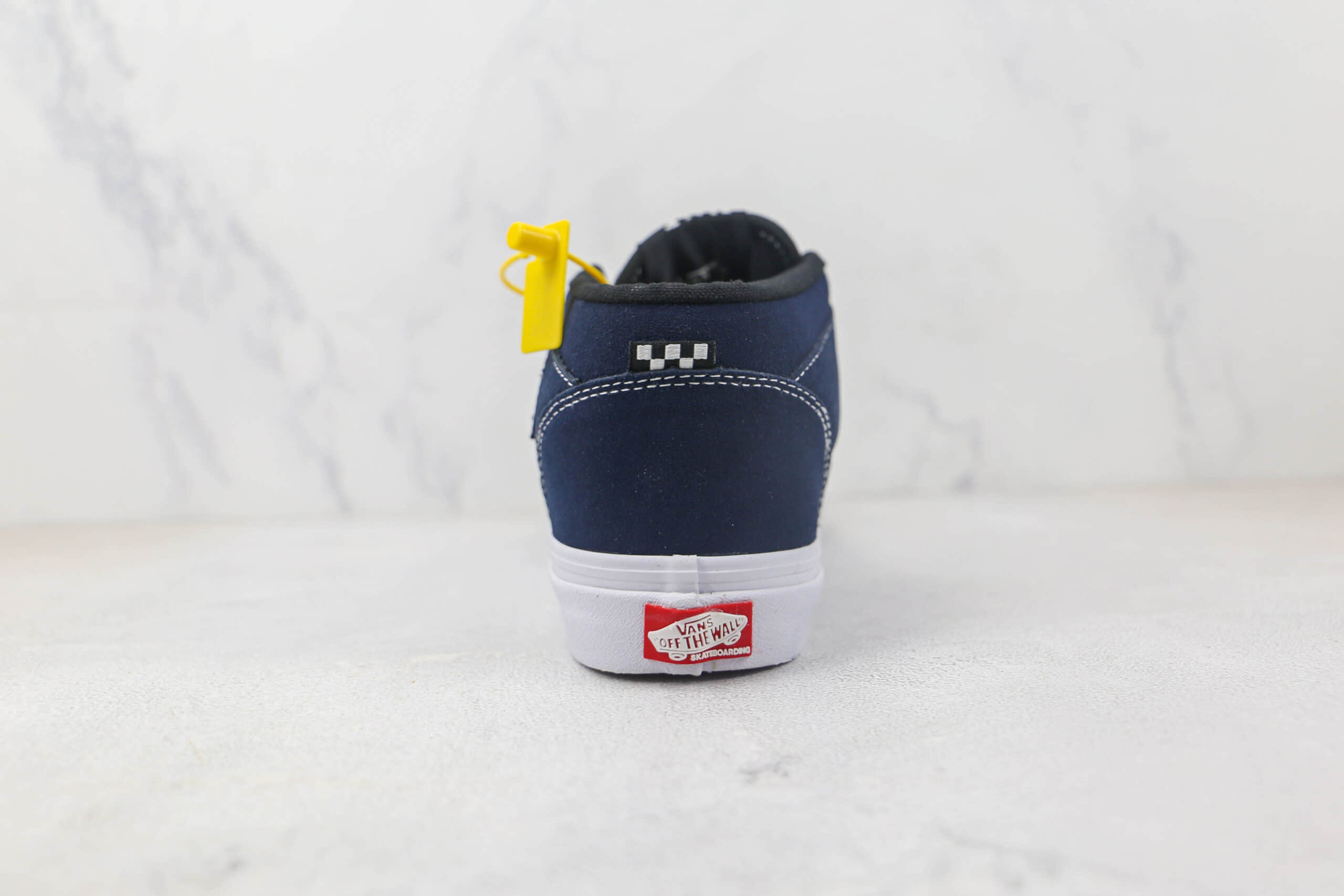 万斯Vans Skate HalfCab92纯原版本中帮蓝色猪绒硫化板鞋 万斯HalfCab30周年款
