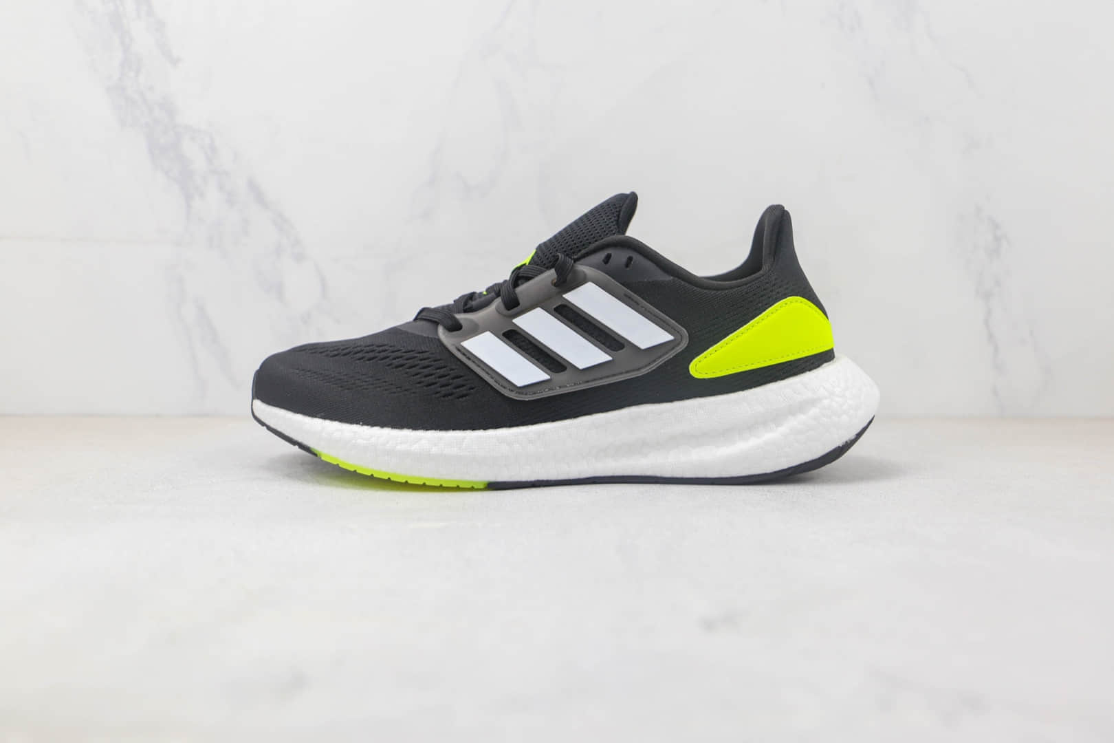 阿迪达斯Adidas Pureb Boost hd Wnte U MEN纯原版本UB8.0黑白绿色爆米花跑鞋 阿迪达斯UB系列跑鞋 货号:HQ1449