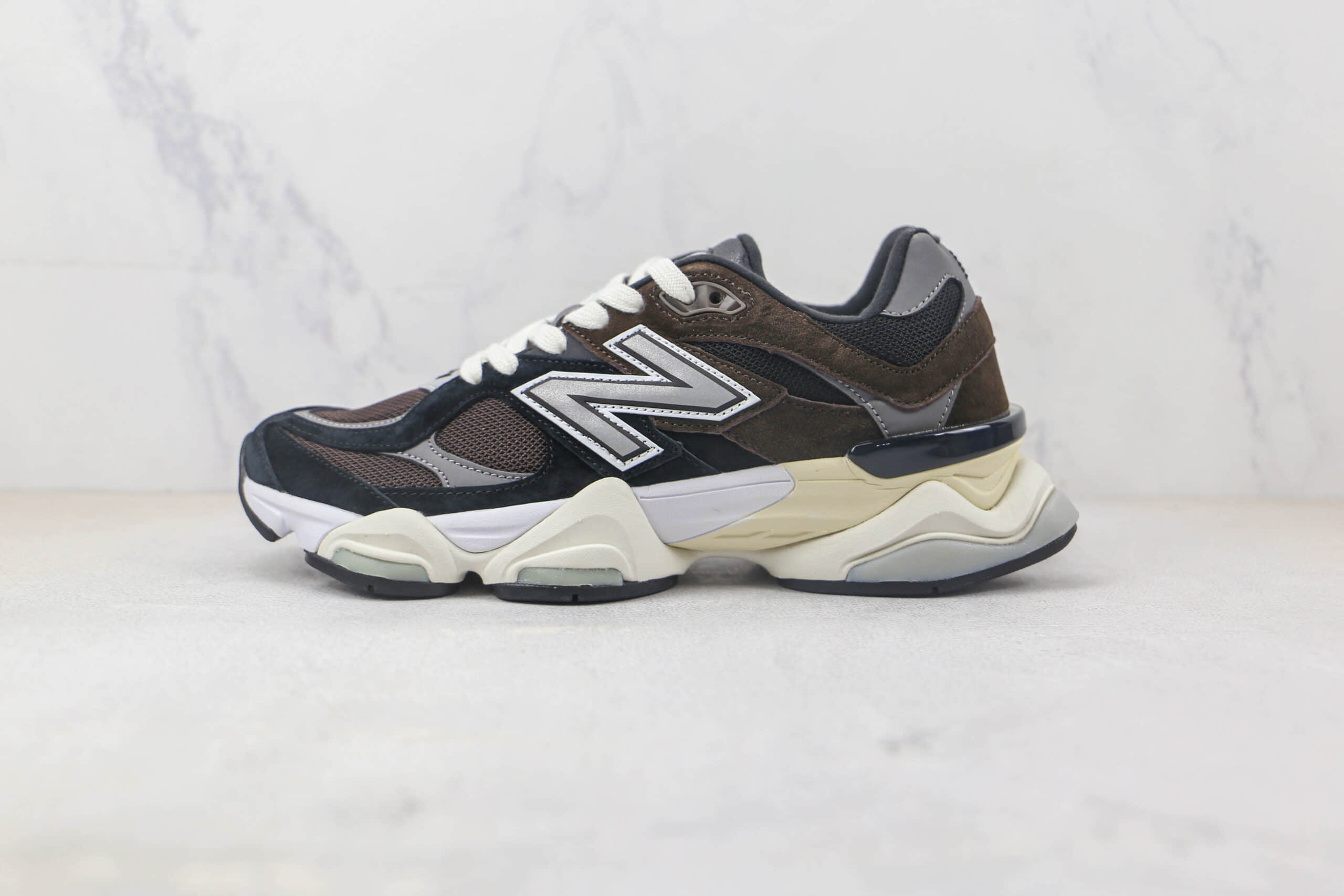 新百伦New Balance 9060 x Joe Freshgoods联名款纯原版本NB9060灰褐色麂皮复古老爹鞋 新百伦9060联名款 (ID:90923) - 图片1
