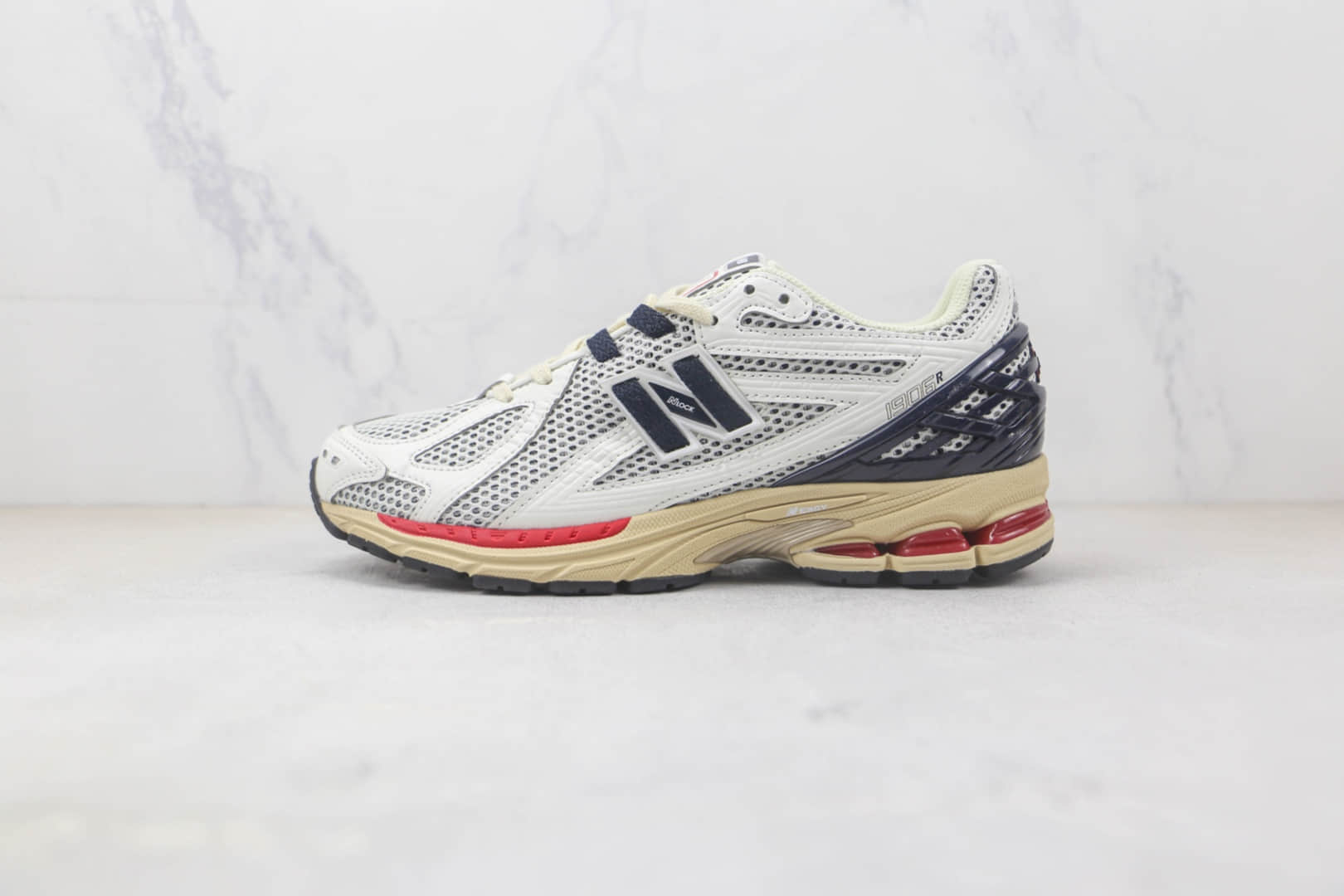 新百伦New Balance 1906纯原版本网布米白灰复古老爹鞋 新百伦NB1906复古慢跑鞋 货号:M1906RR