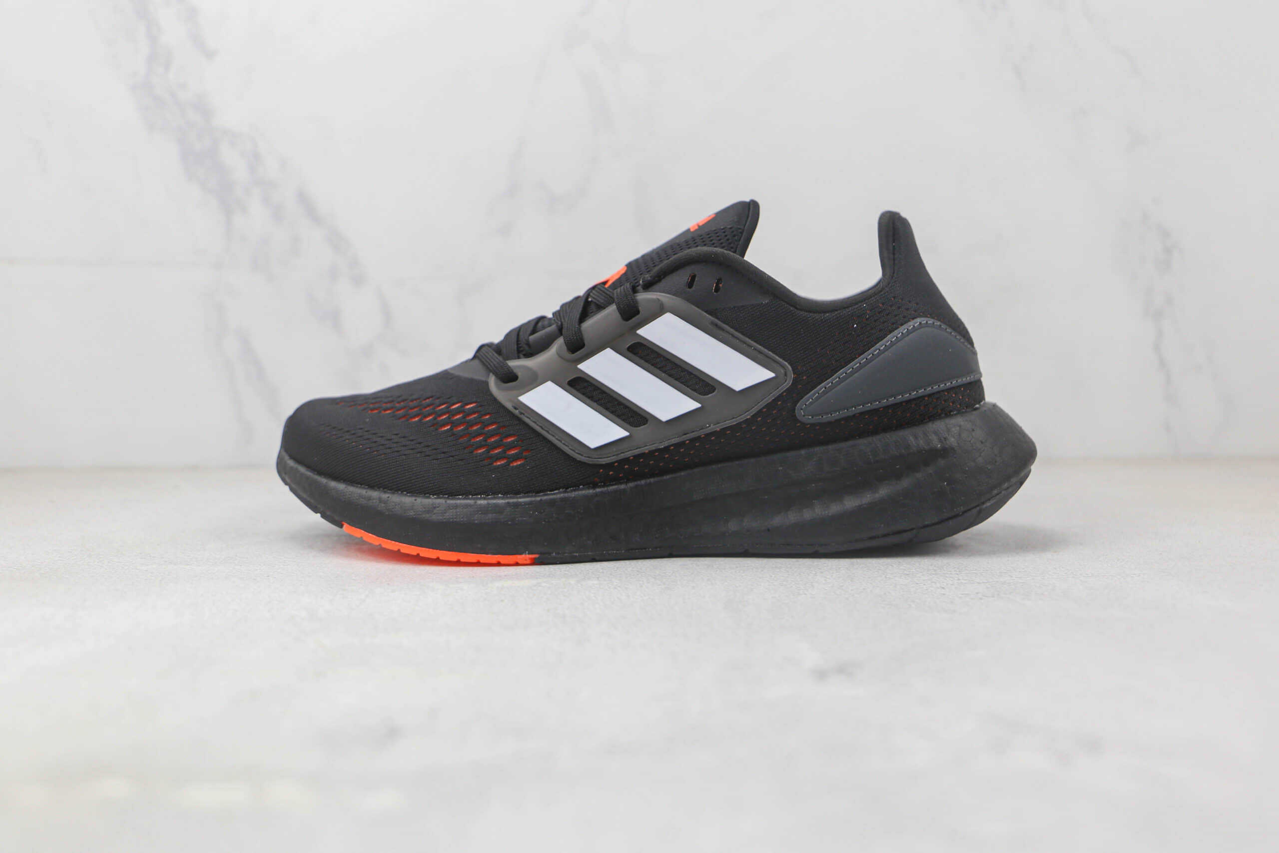 阿迪达斯Adidas Pureb Boost hd Wnte U MEN纯原版本黑白红色UB8.0爆米花跑鞋 阿迪达斯UB爆米花系列 货号:HQ1455