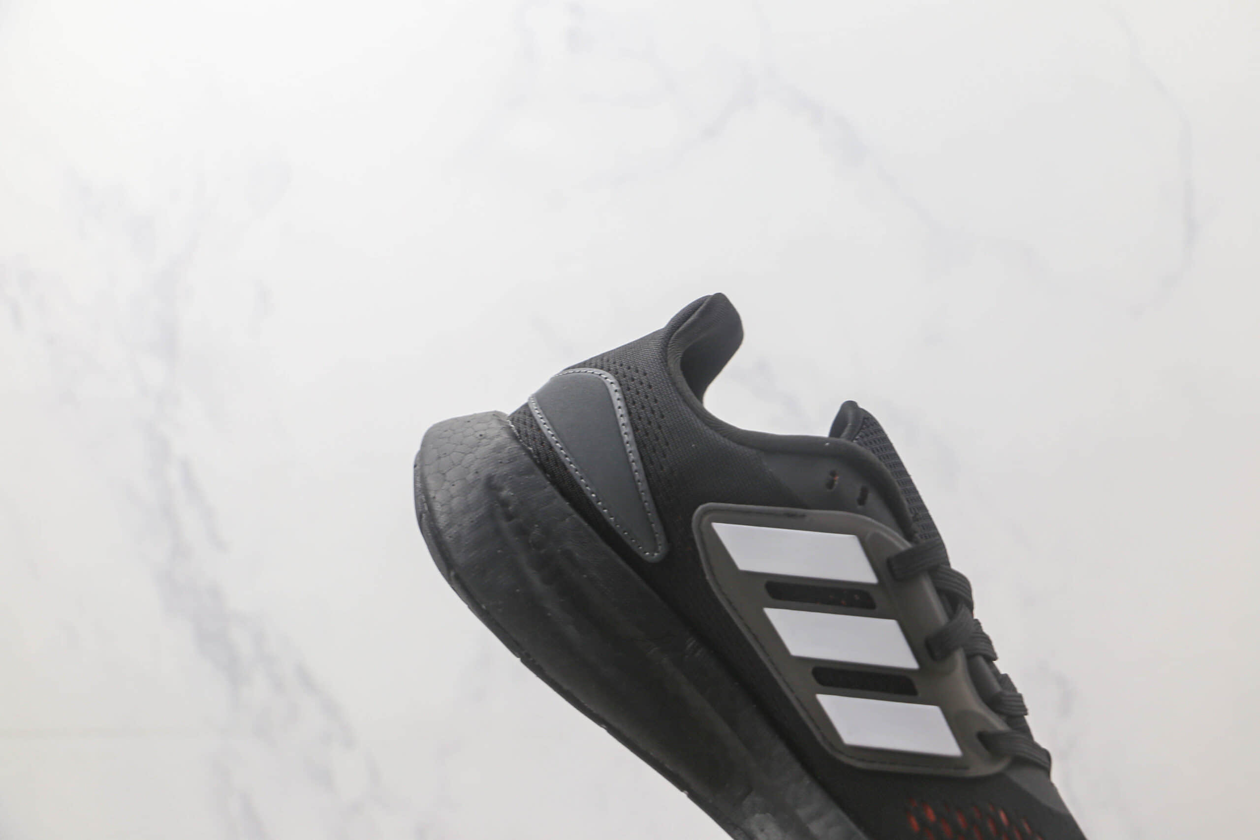 阿迪达斯Adidas Pureb Boost hd Wnte U MEN纯原版本黑白红色UB8.0爆米花跑鞋 阿迪达斯UB爆米花系列 货号:HQ1455