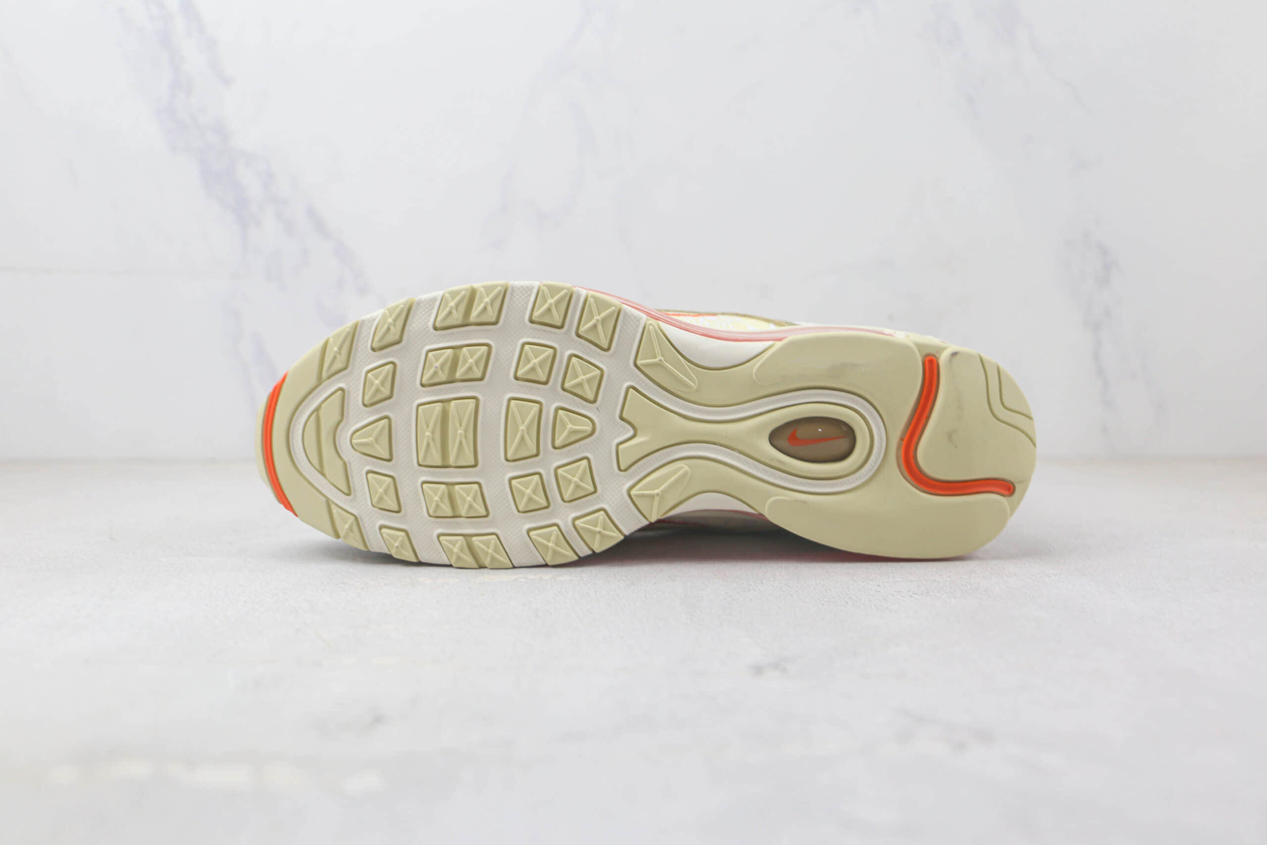 耐克Nike Air Max 97纯原版本Max系列子弹头黄棕色气垫鞋 莆田耐克Max系列 货号:DX6037-782